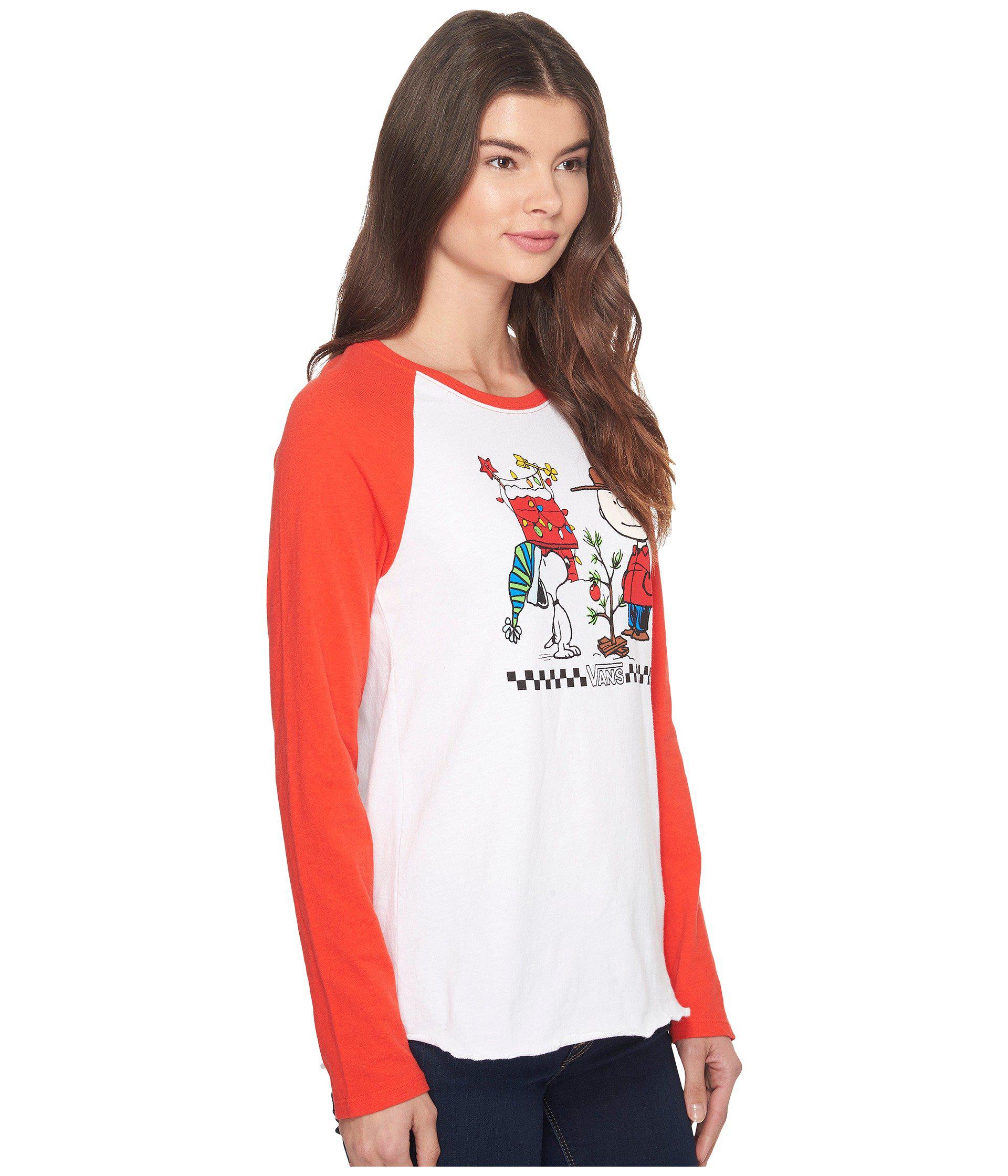 vans peanuts raglan