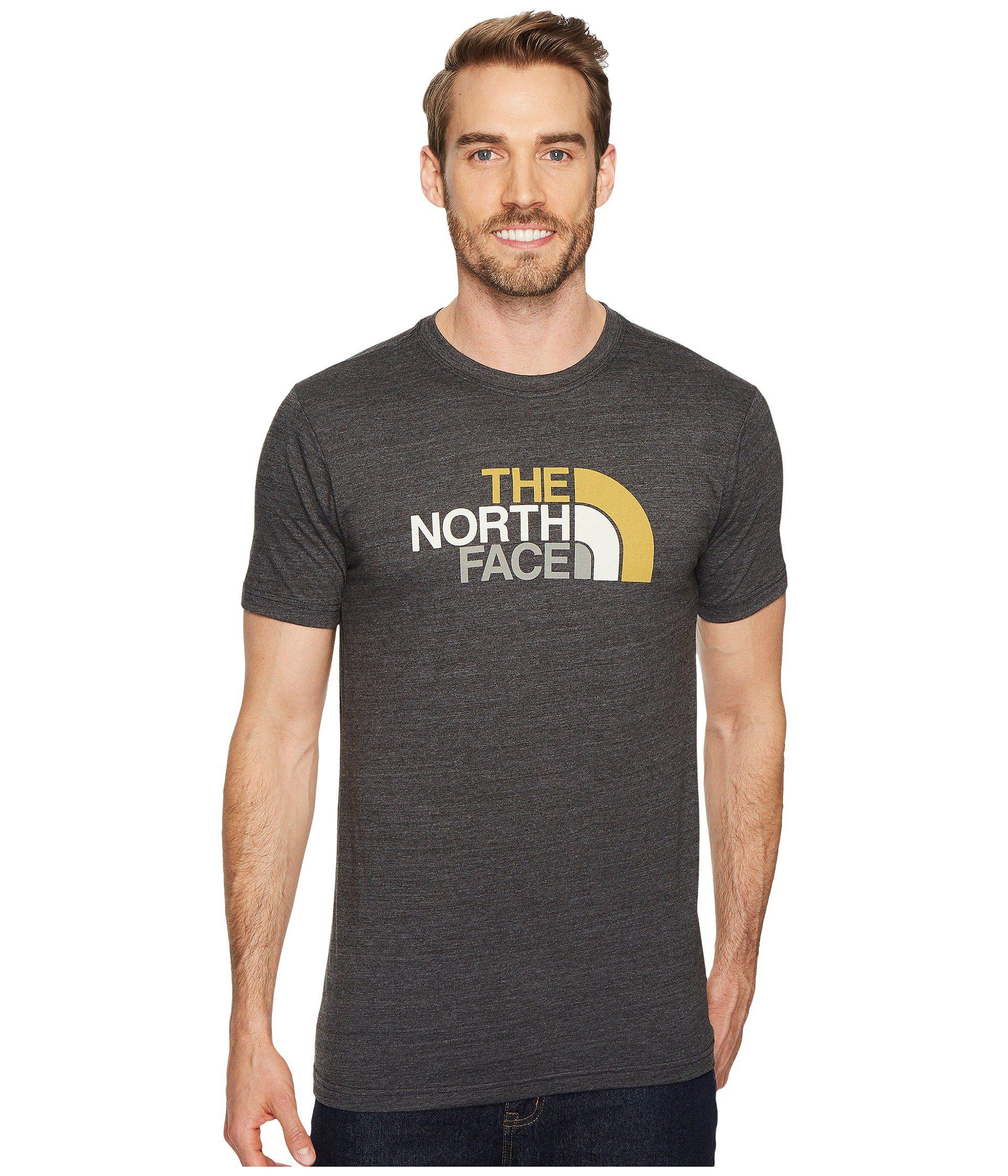 Download The North Face Synthetic Short Sleeve Half Dome Tri-blend ...