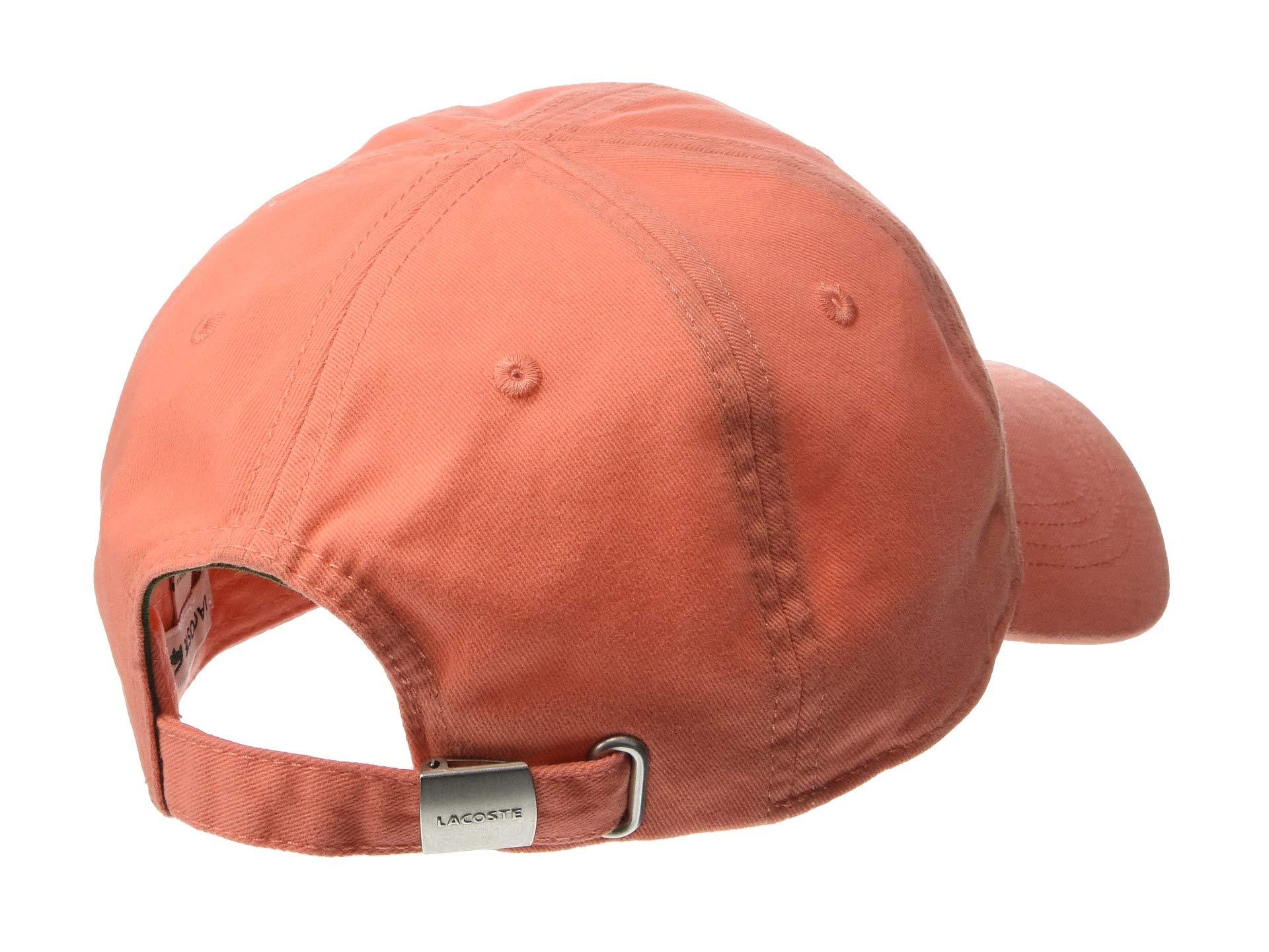 lacoste cap orange