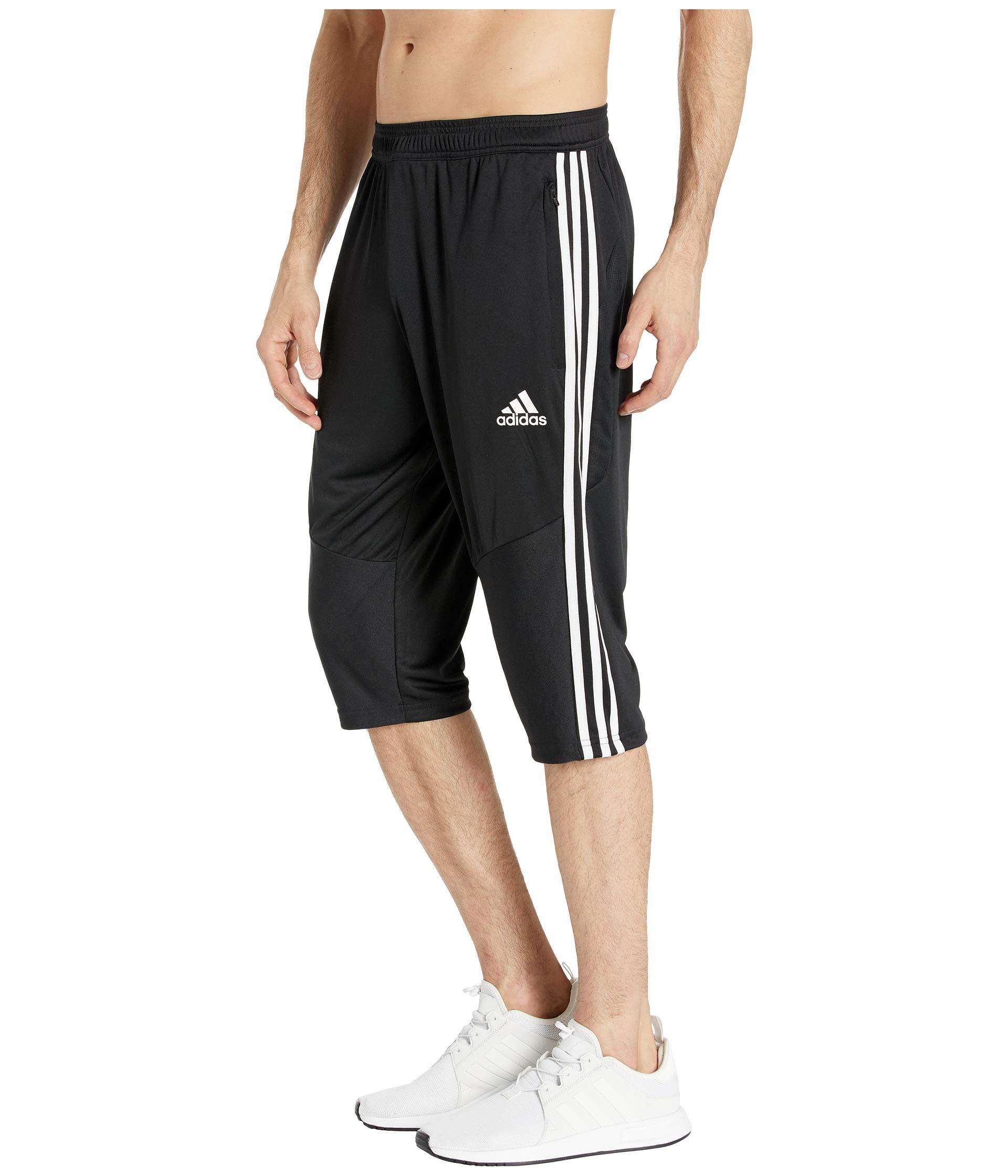 adidas Synthetic Tiro 3/4 Pants in Black for Men - Lyst