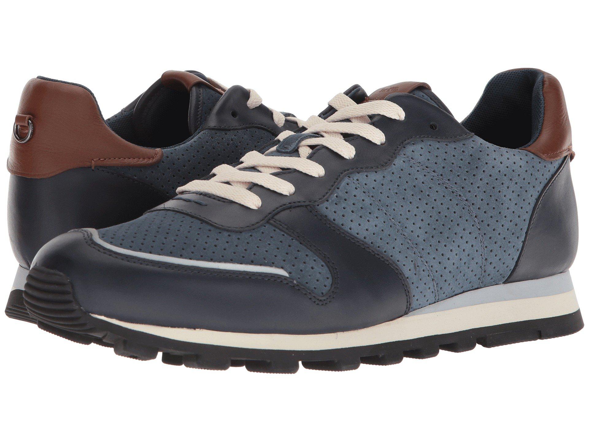 COACH C118 Perforated Runner (dusk Midnight Navy) Men's Shoes in Blue ...