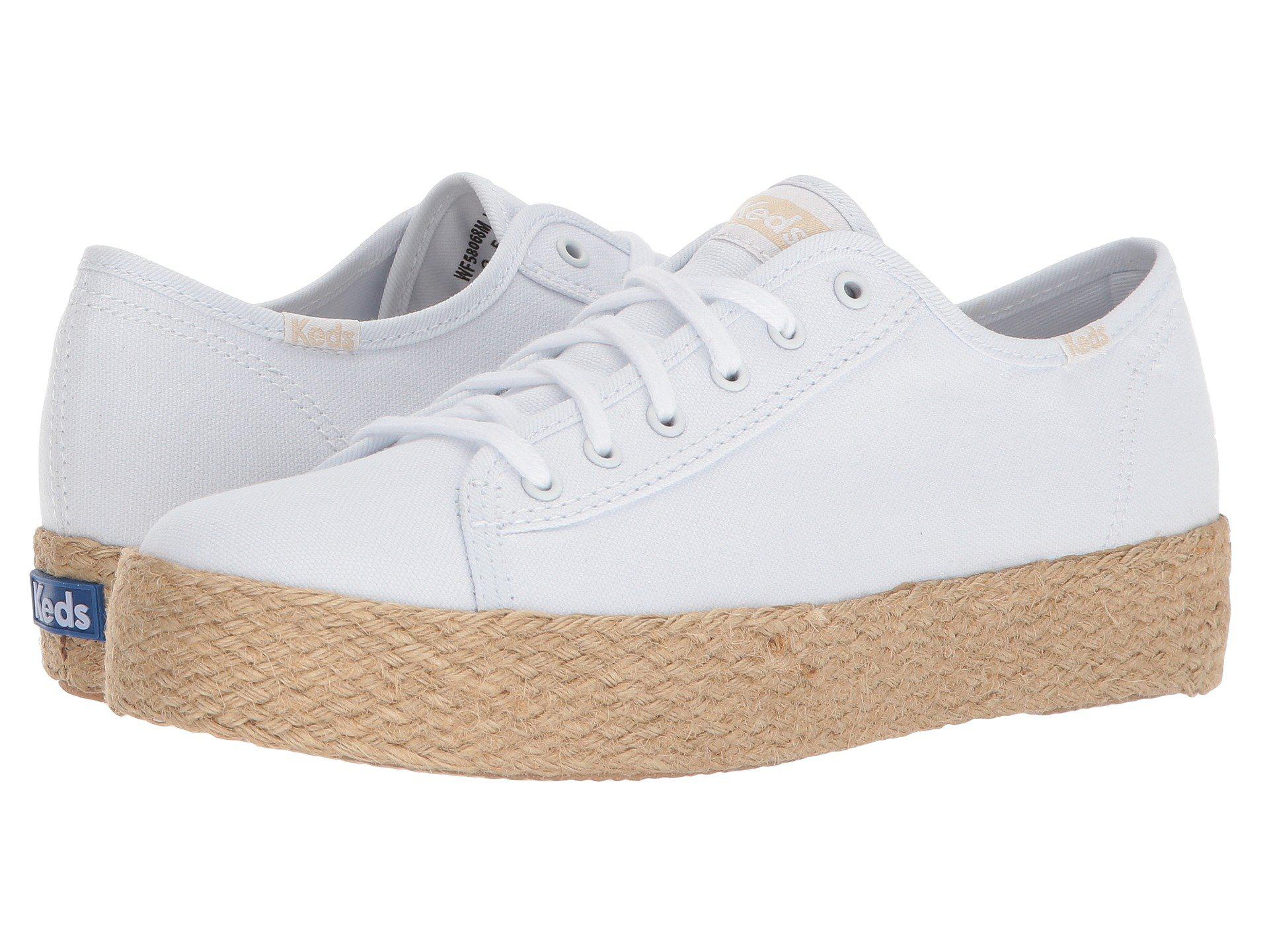 keds triple kick cotton canvas jute
