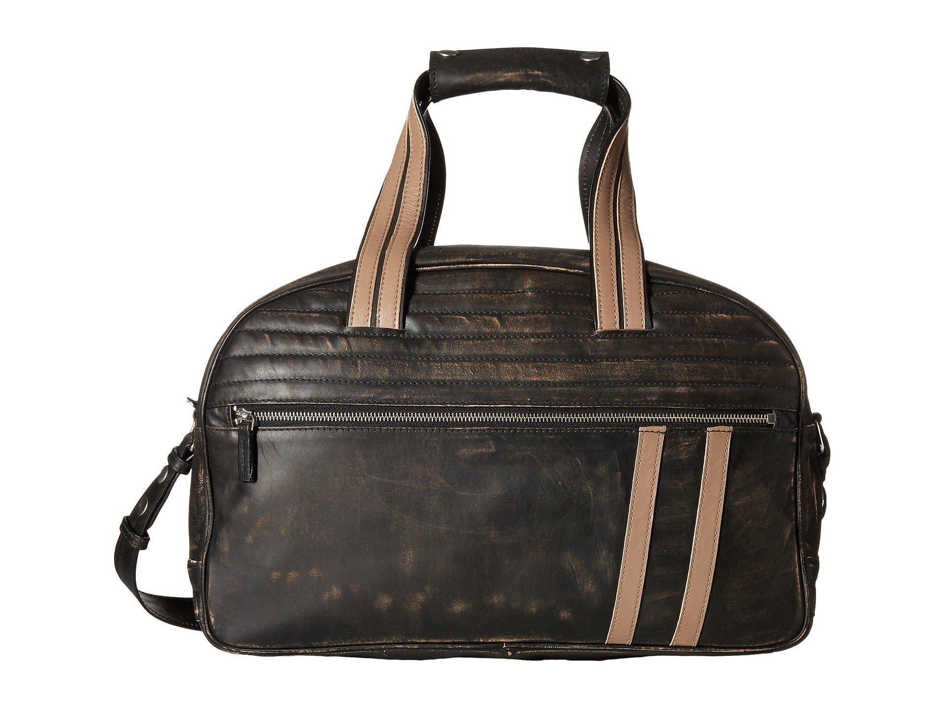 Scully Leather Track Duffel Bag in Black Lyst
