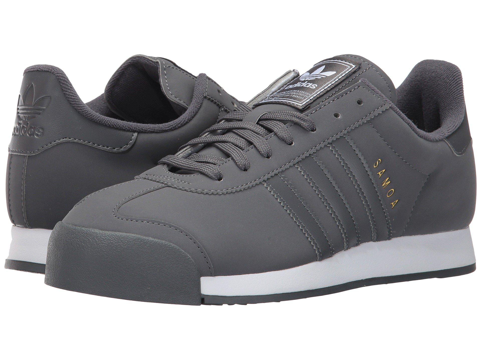 adidas Originals Samoa Leather in Grey 5/White/Gold (Gray) for Men - Lyst