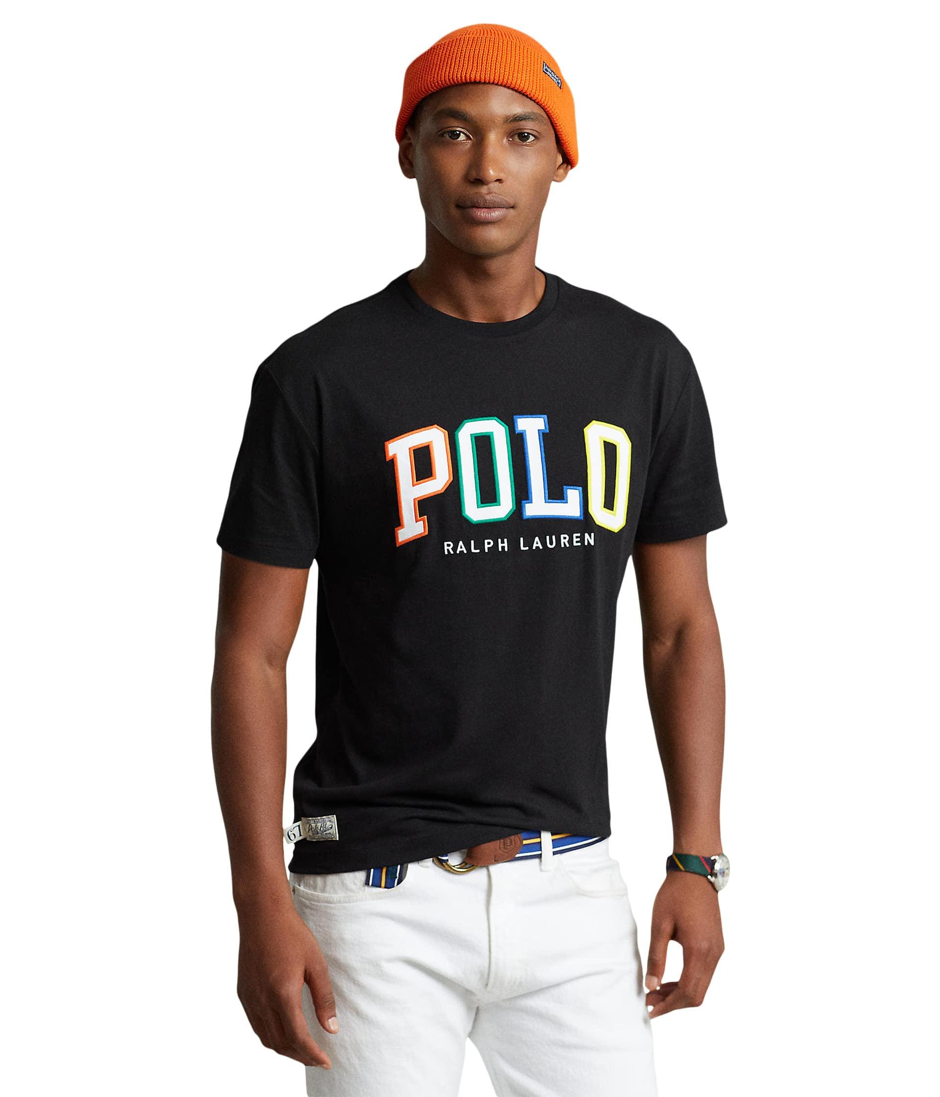 Polo Ralph Lauren Classic Fit Logo Jersey T-shirt in Black for Men | Lyst