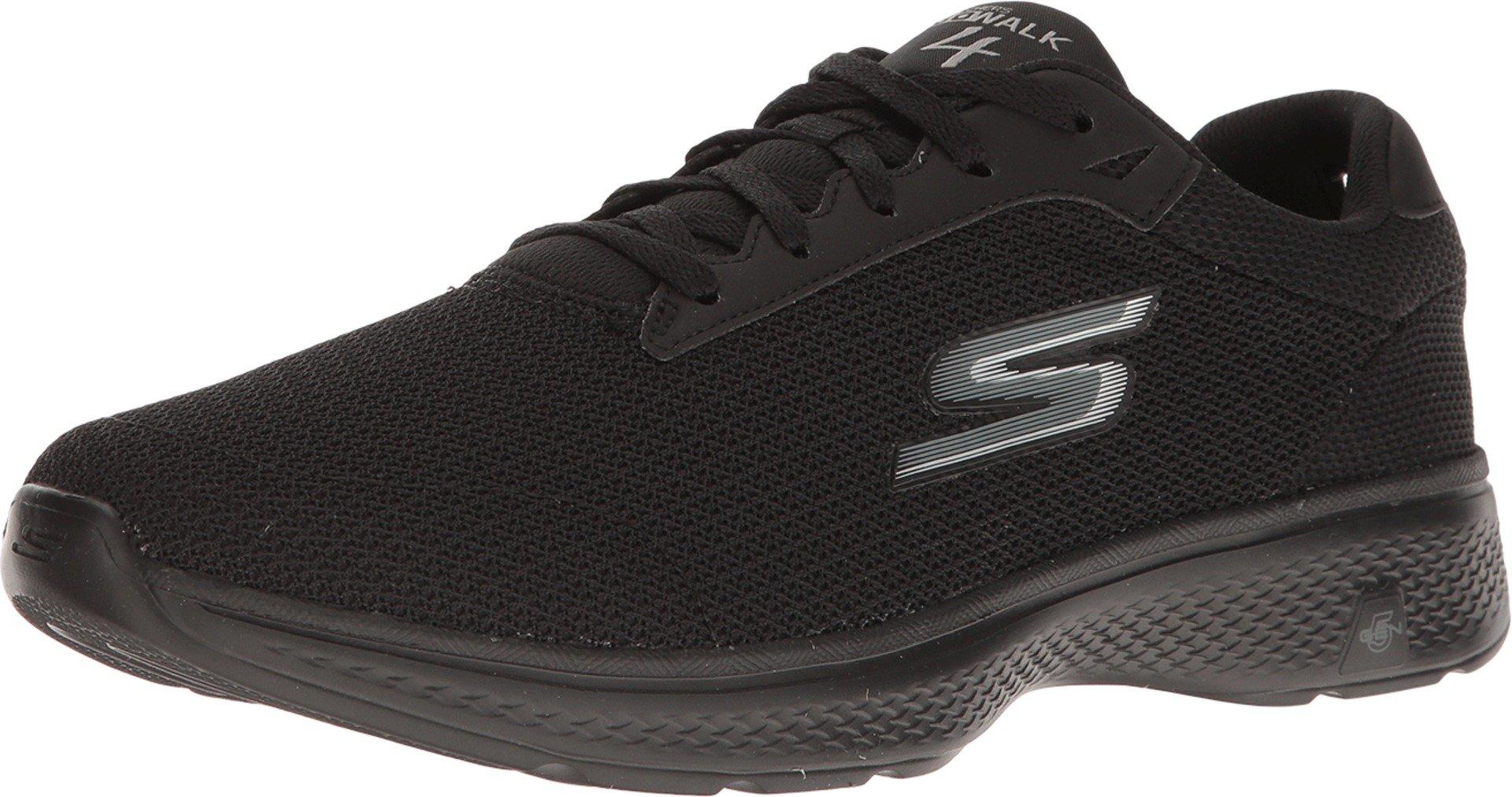 solid black athletic shoes