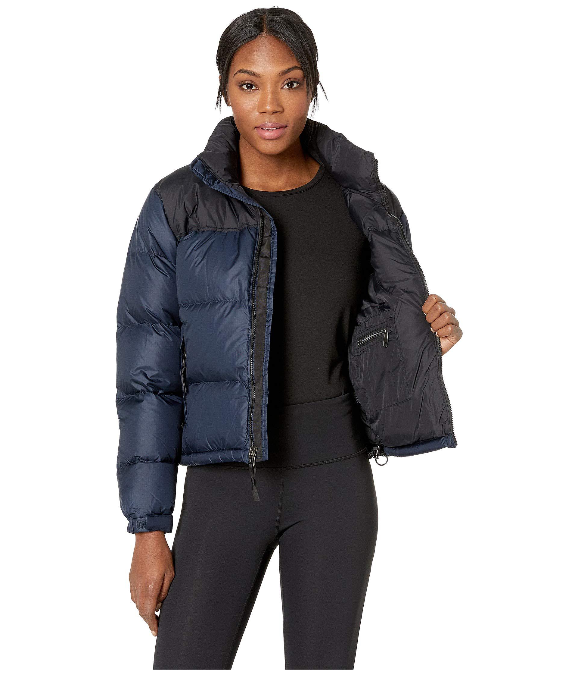 womens navy north face jacket