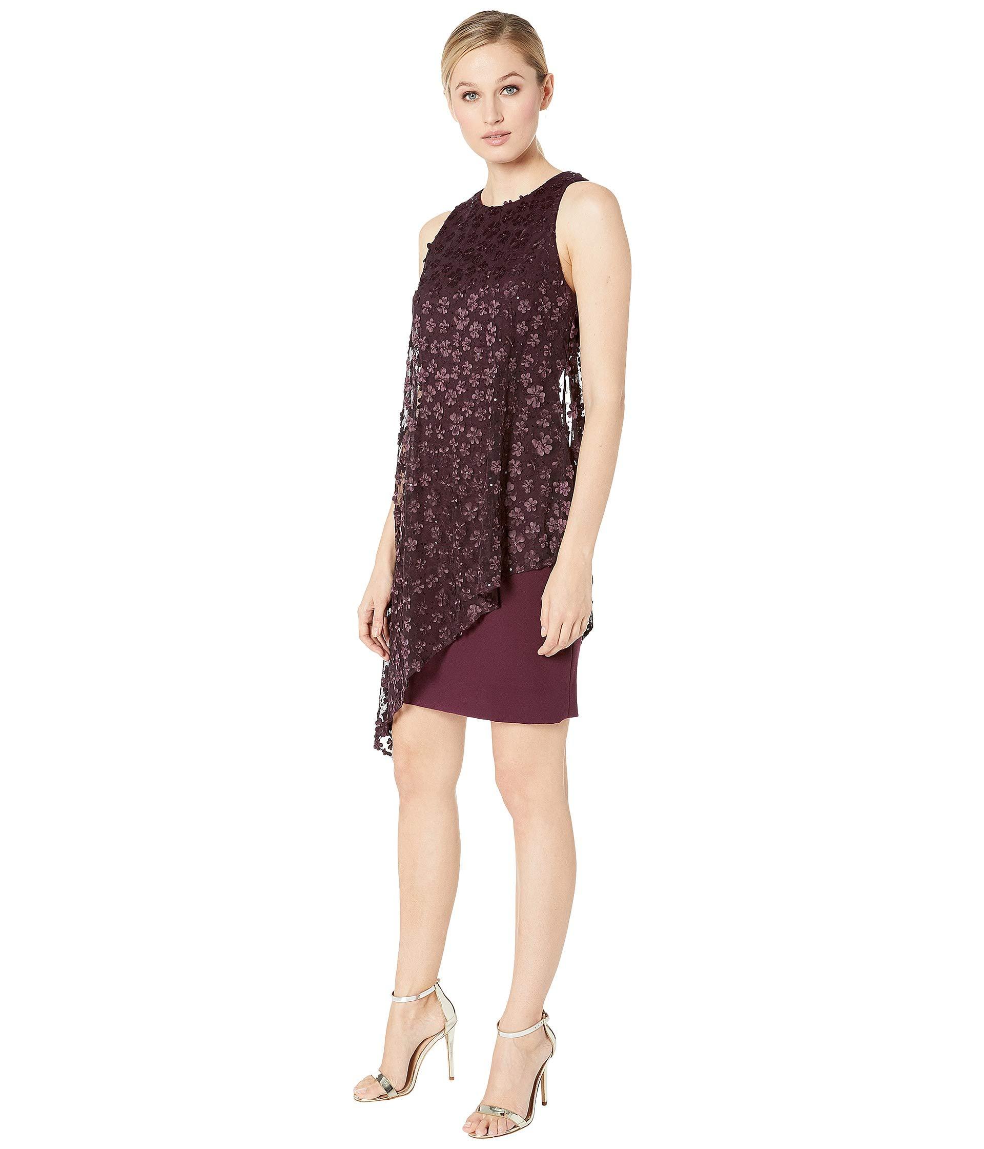 Aubergine Cocktail Dress Ombre