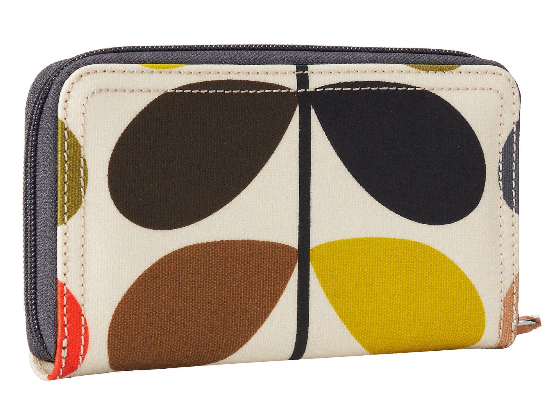 orla kiely big zip wallet