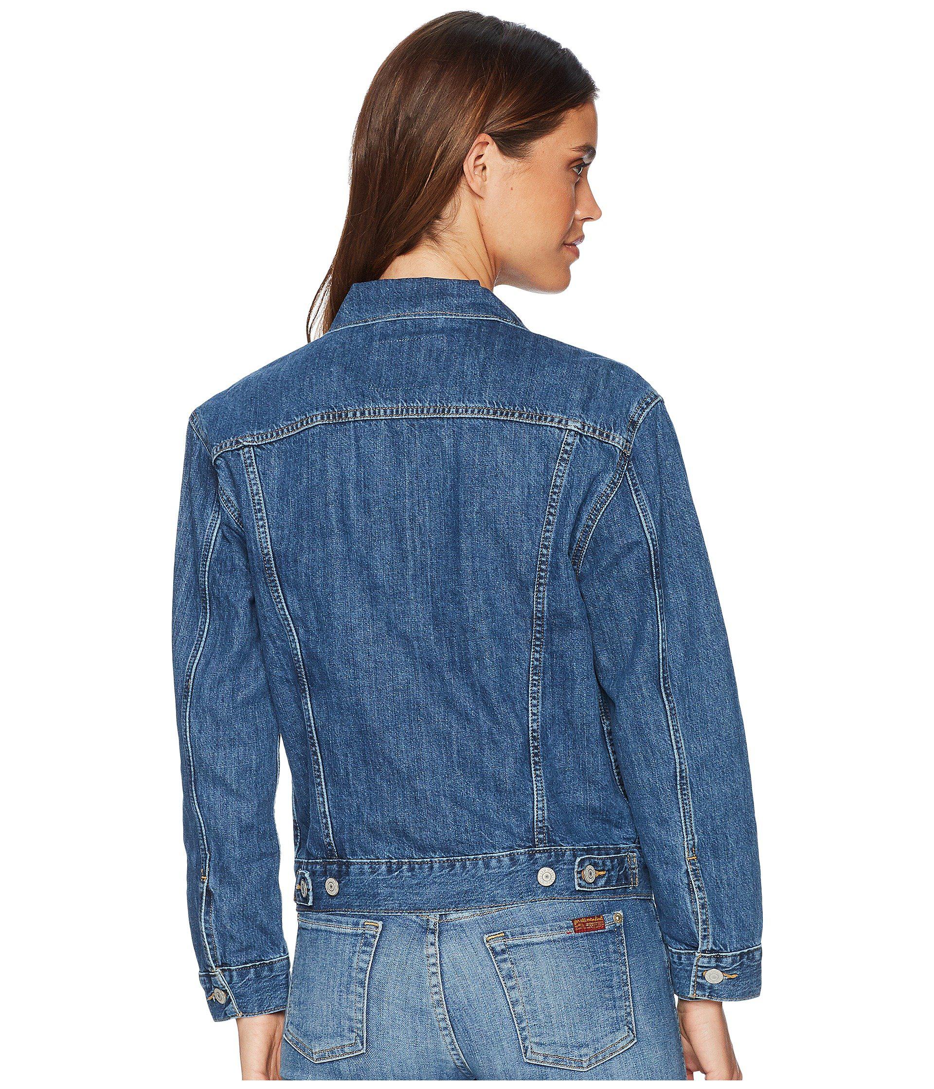 Download Levi's San Francisco Giants Patch Trucker Jacket in Blue ...