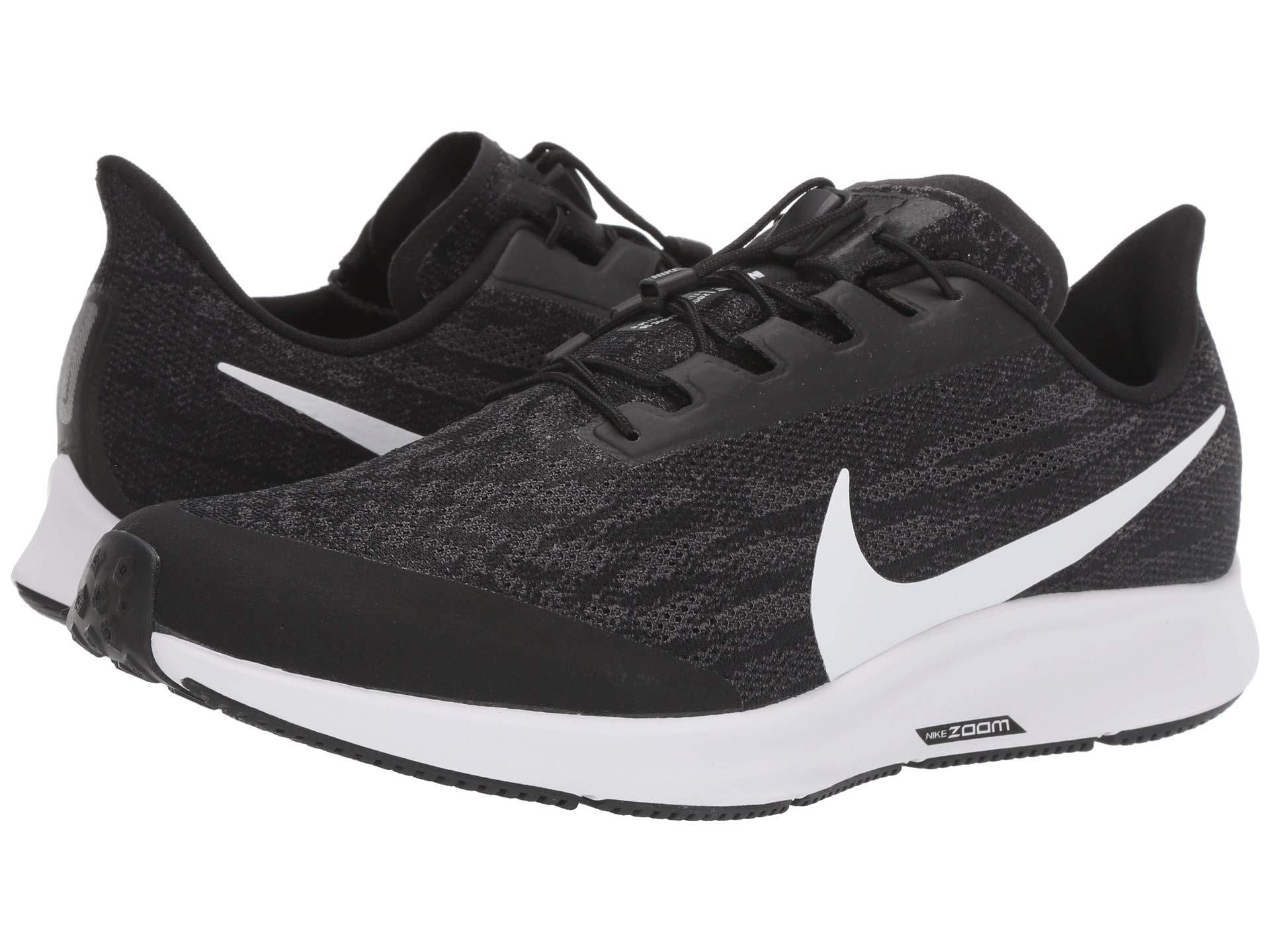 Nike Pegasus 36 Flyease (extra Wide) Running Shoe in Black for Men | Lyst