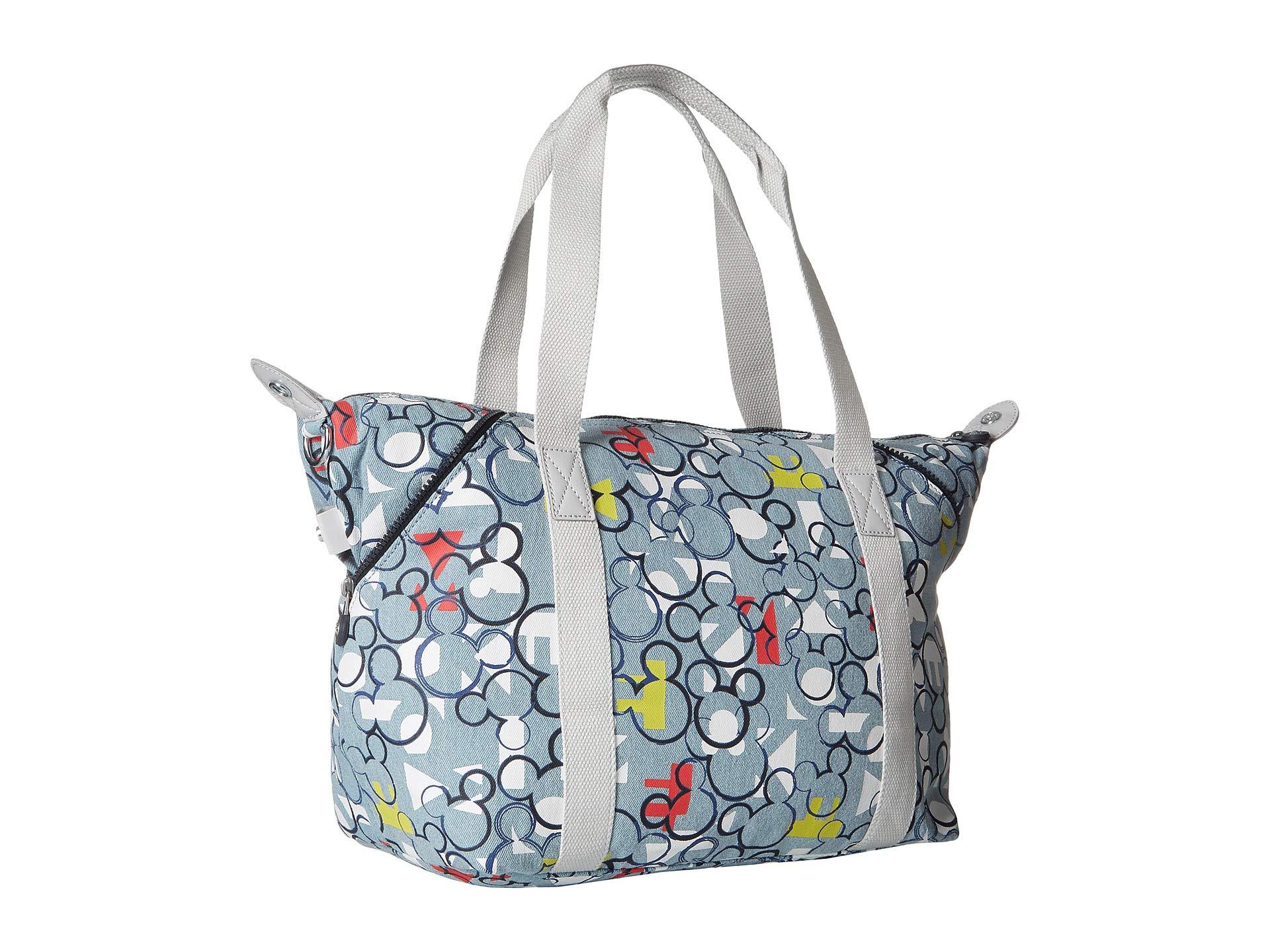 Kipling Synthetic Disney Mickey Mouse Art M Tote in Blue - Lyst
