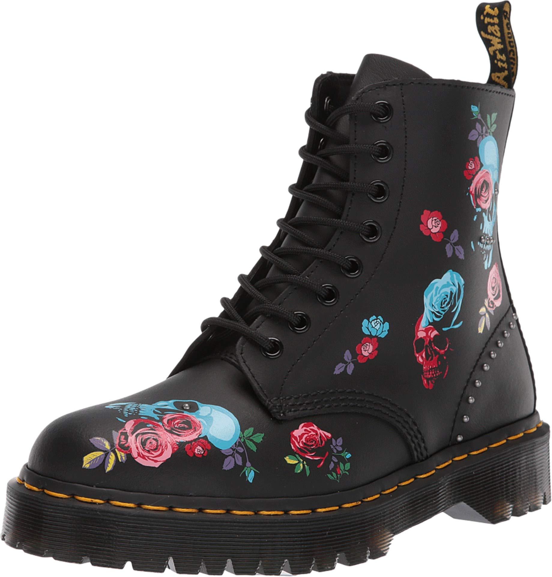 Dr. Martens Leather 1460 Pascal Bex Rose Fantasy 24424001, Boots in Black |  Lyst