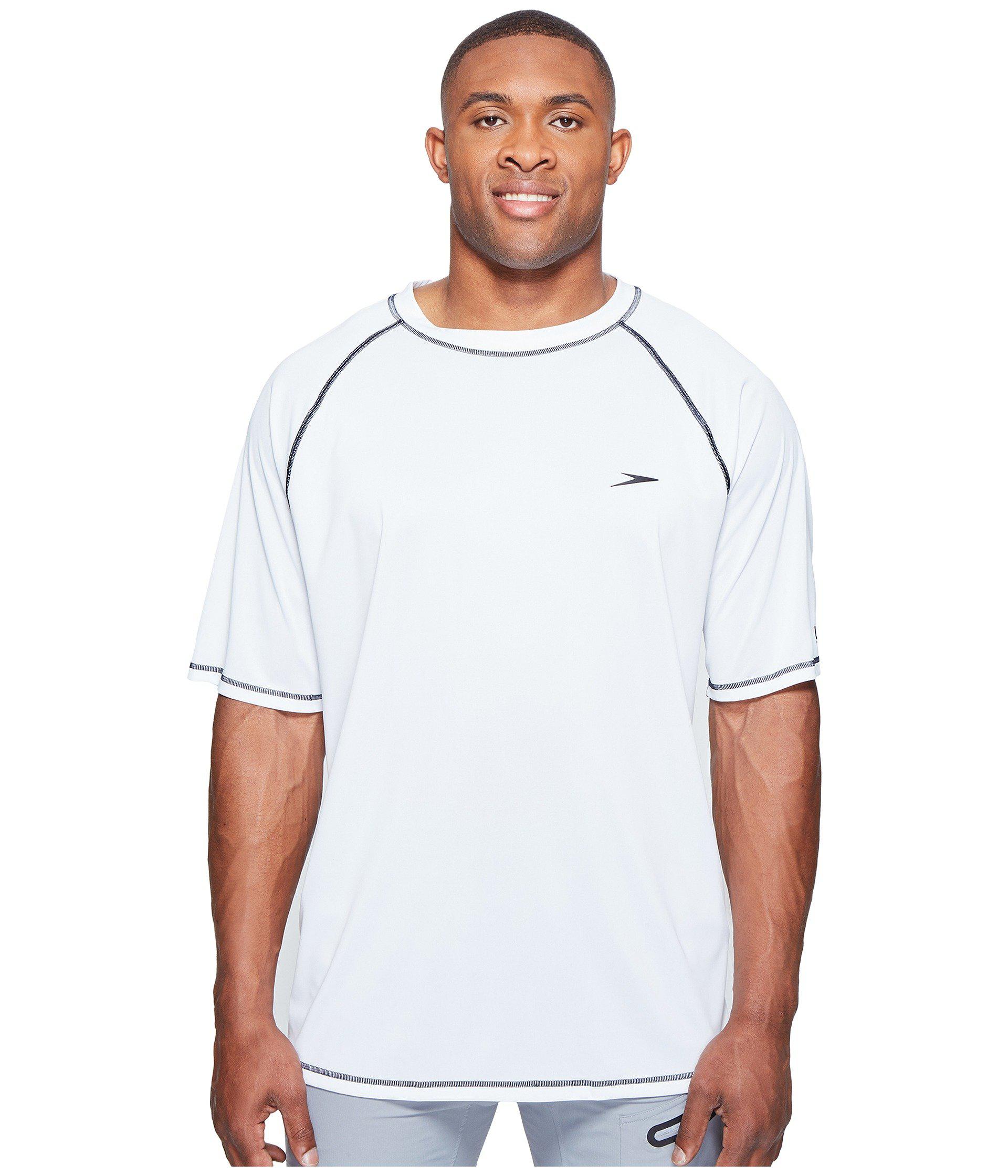 speedo rash guard mens