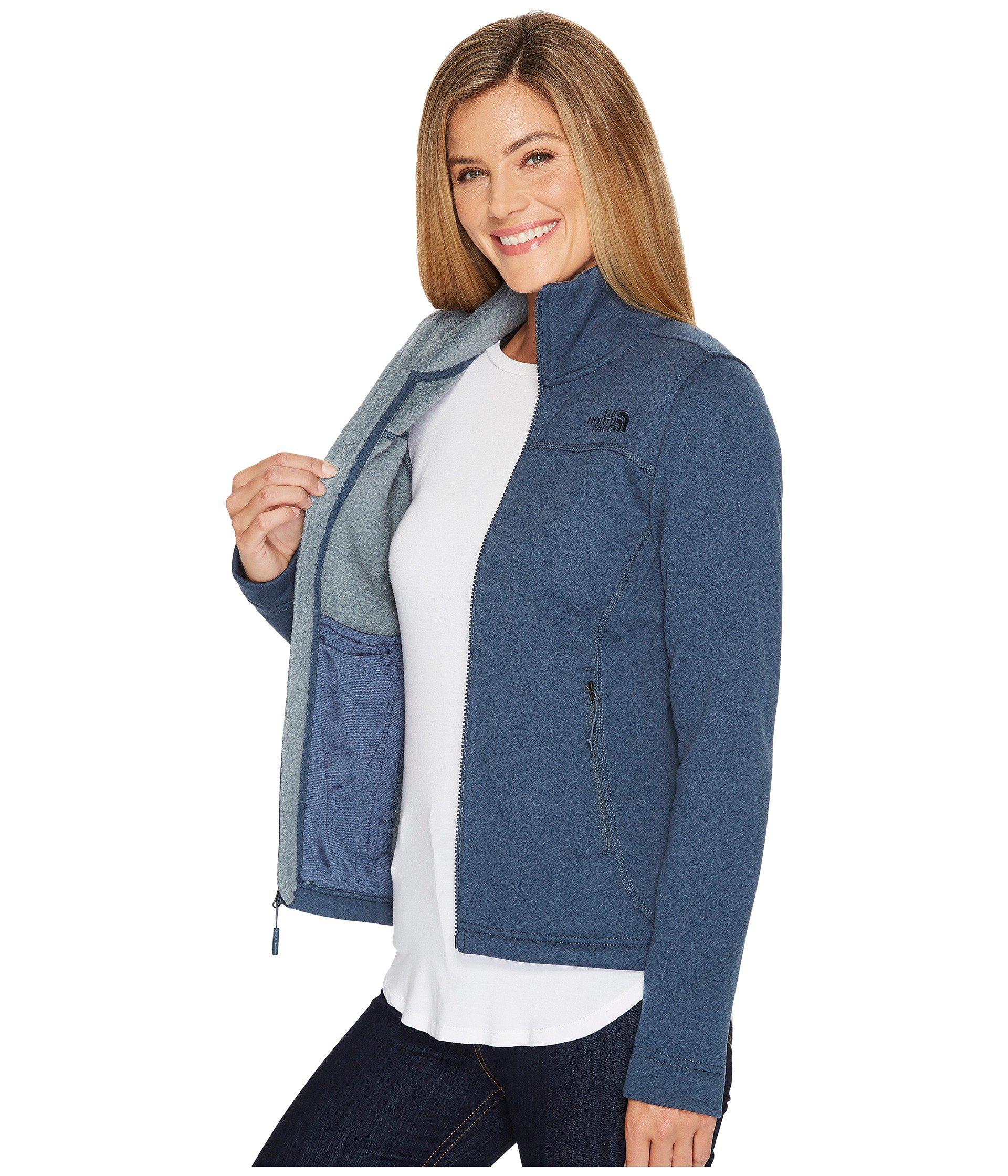 the north face women's timber full zip fleece jacket