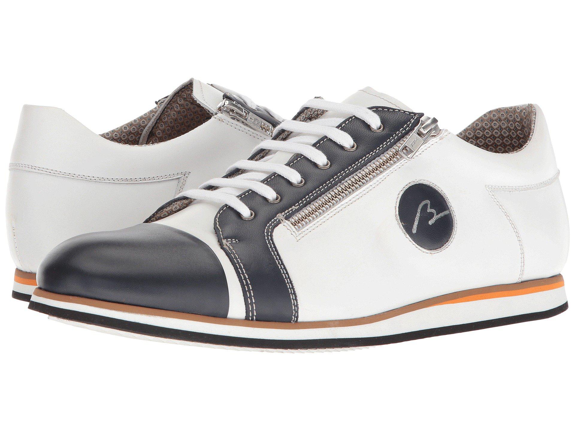 Bacco Bucci Leather Ribery (blue/white) Men�s Shoes for