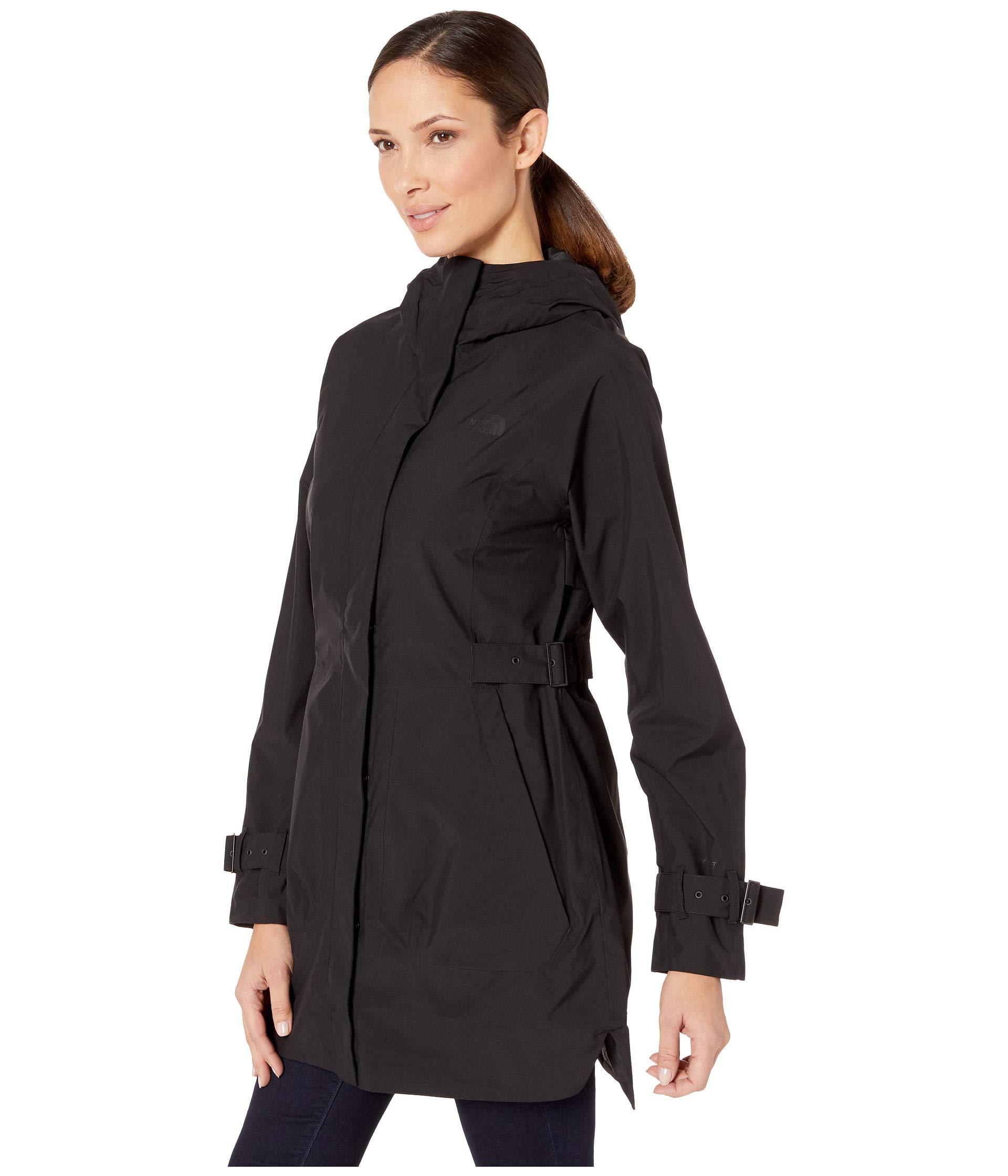 The North Face City Breeze Rain Trench in Black | Lyst