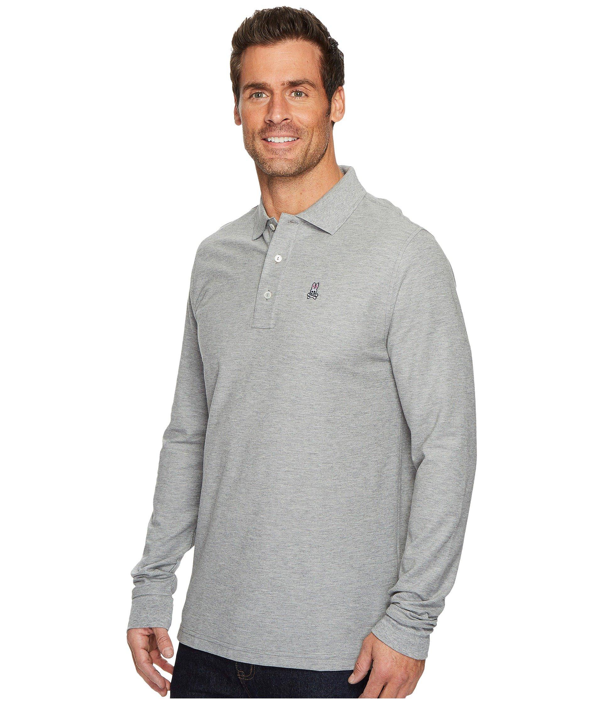 psycho bunny long sleeve polo