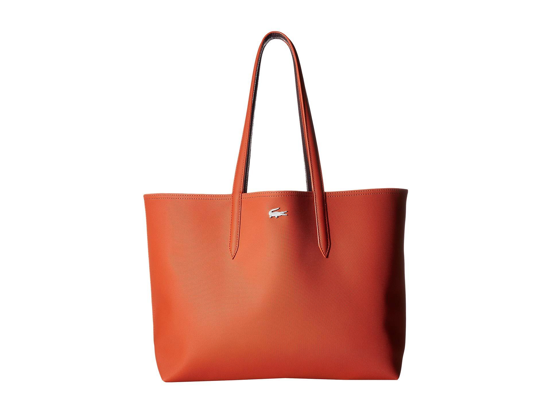 lacoste anna large reversible shopping bag