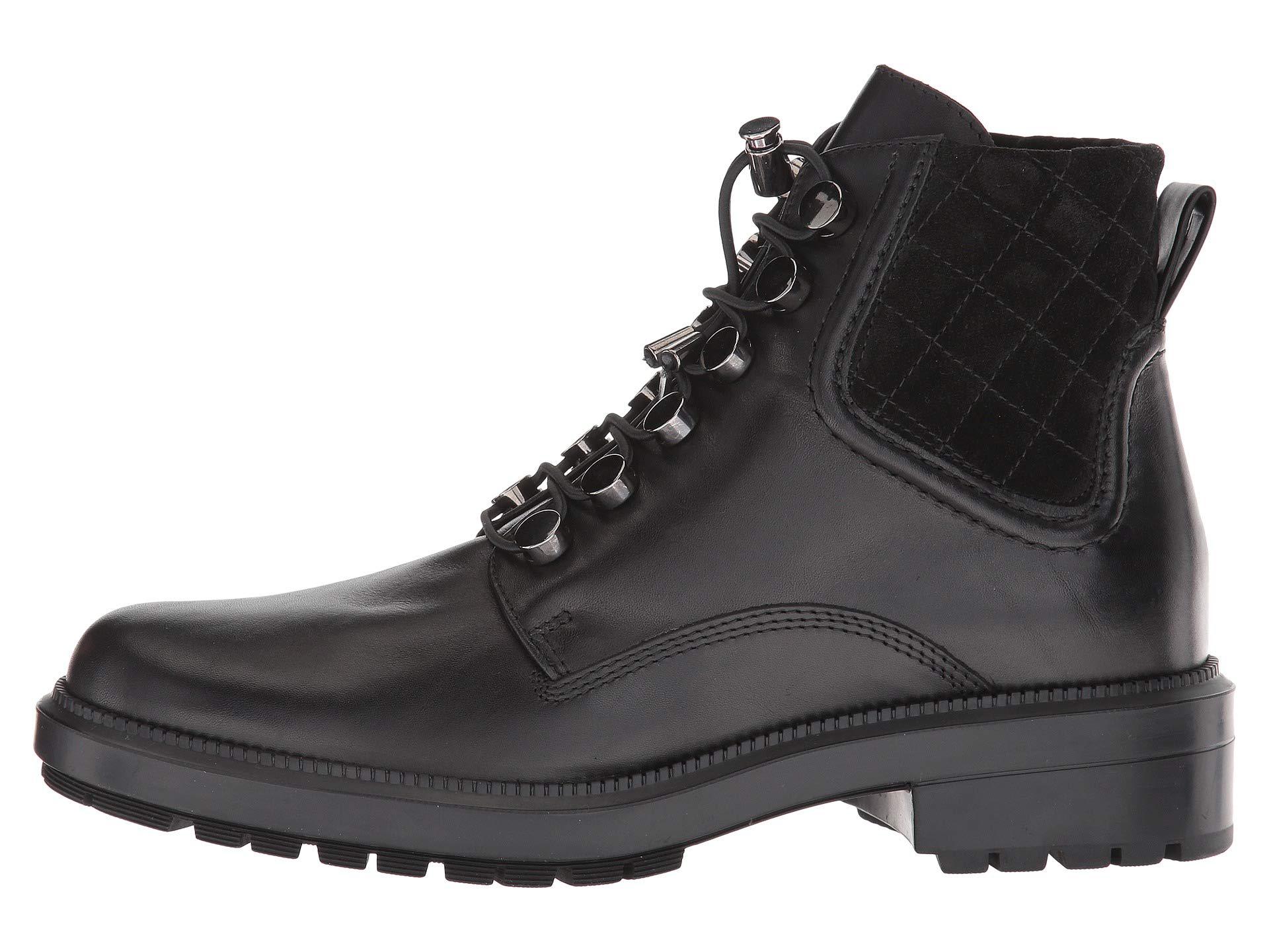 aquatalia linda leather combat boot