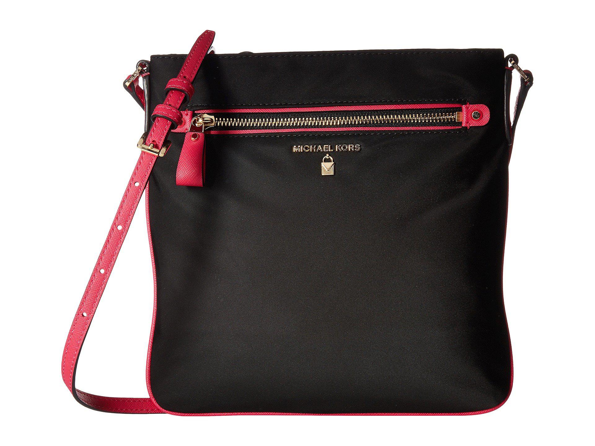Michael Michael Kors Kelsey Black Nylon Large Crossbody Bag IUCN Water