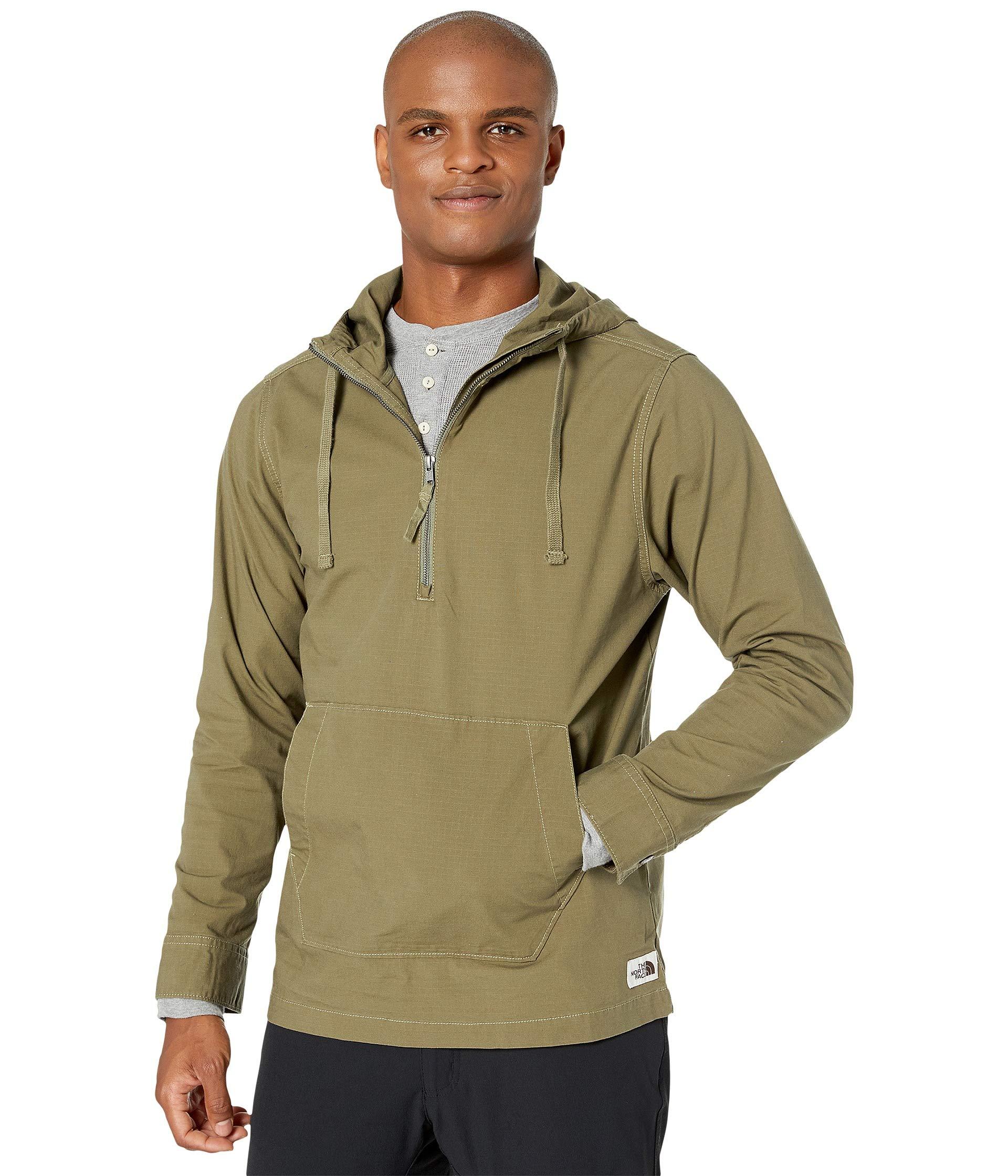 The North Face Cotton Battlement Anorak in Olive (Green) for Men - Lyst