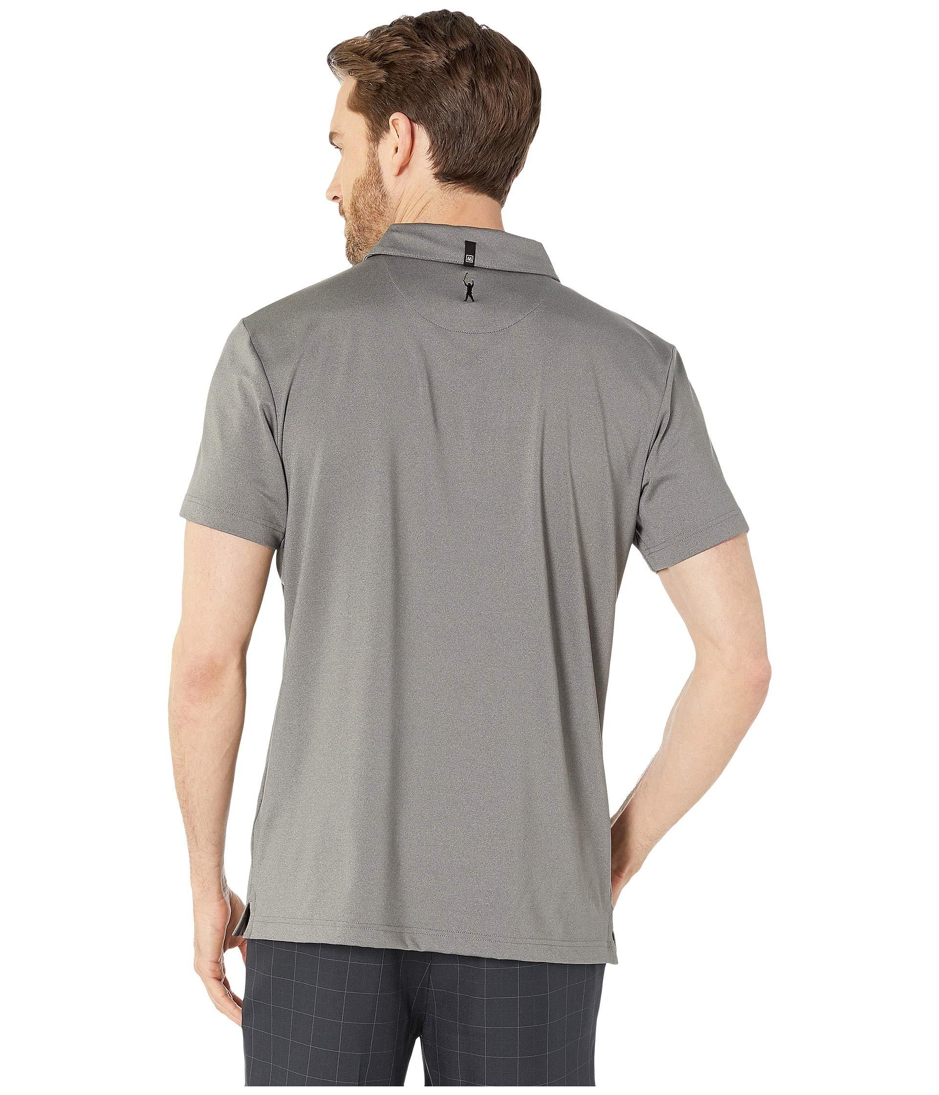 Mizzen+Main Synthetic Phil Mickelson Performance Golf Polo in Silver (Metallic) for Men - Lyst