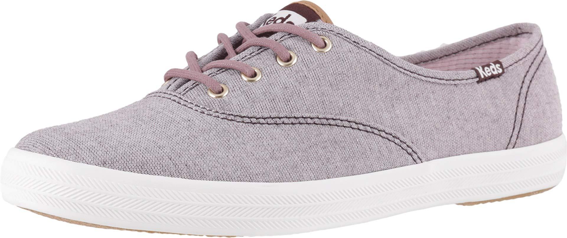 keds champion ticking canvas