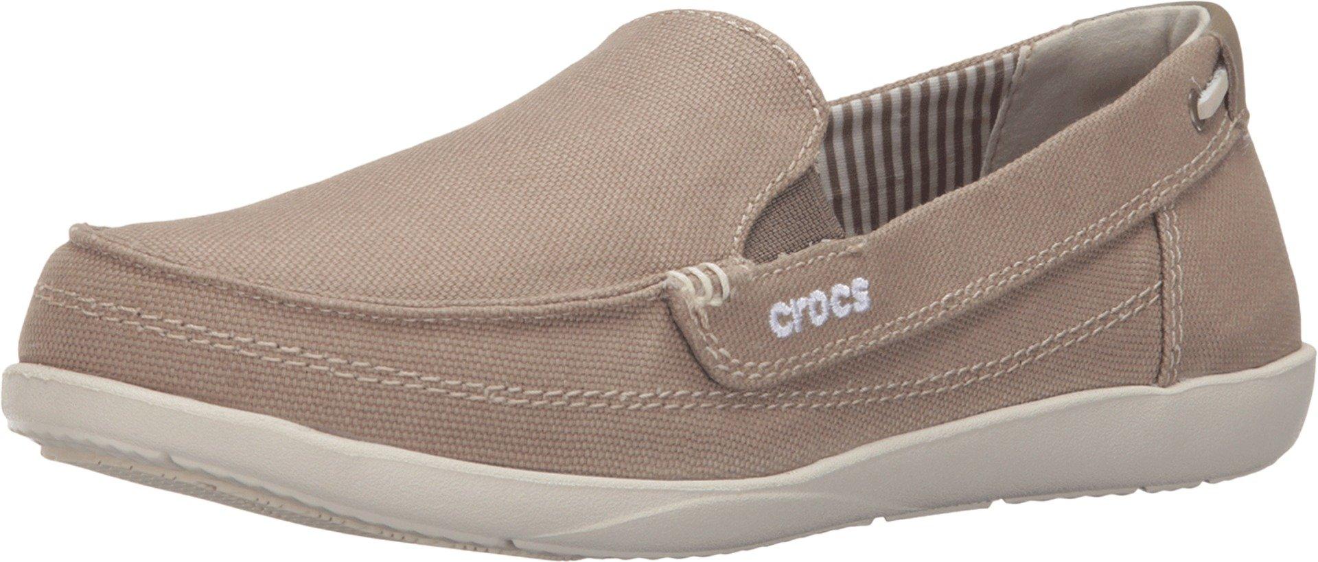 Crocs™ Walu Canvas Loafer in Gray | Lyst