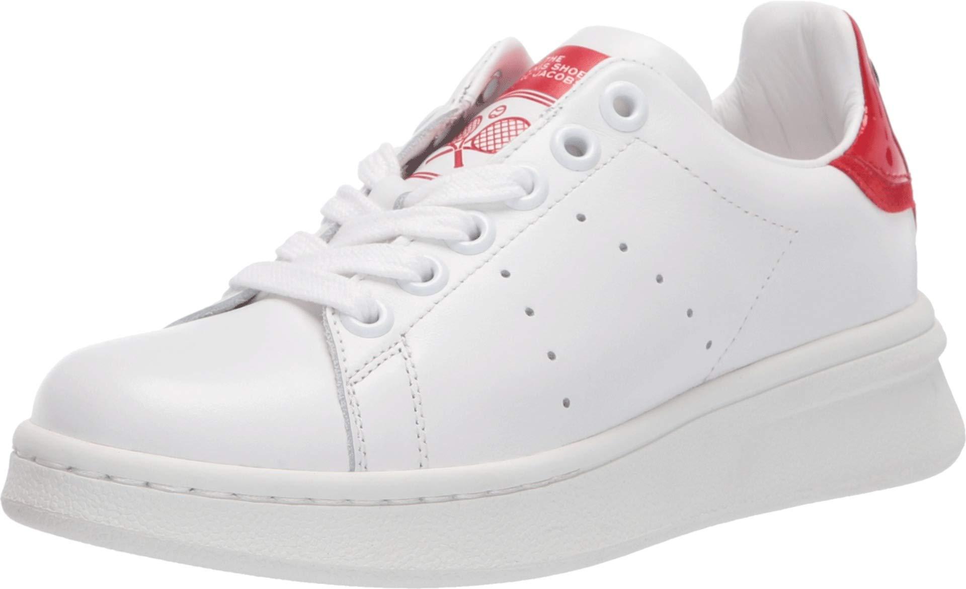 Marc Jacobs The Tennis Shoe in White/Red (White) | Lyst