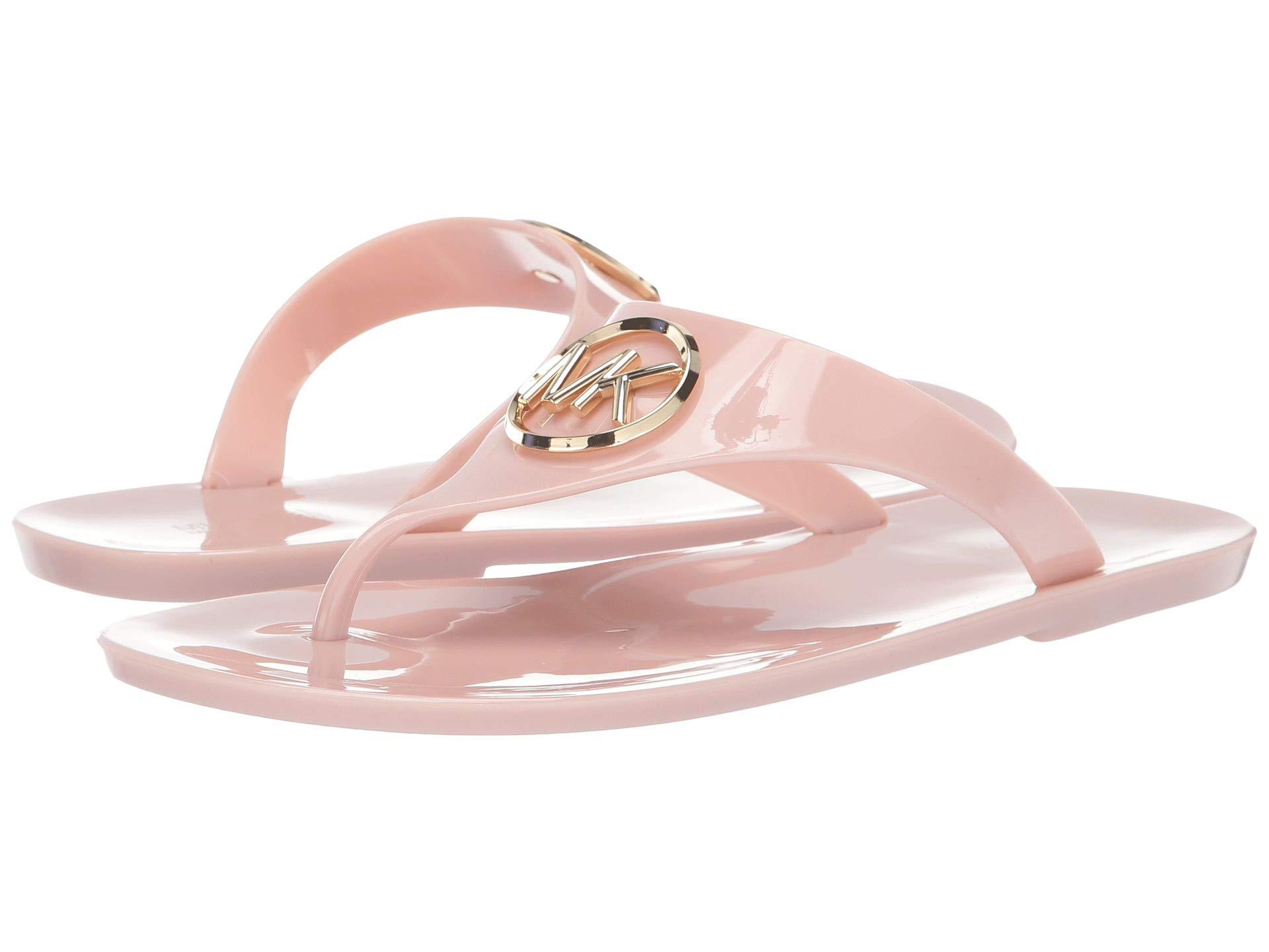 MICHAEL Michael Kors Lillie Jelly Thong in Pink - Lyst