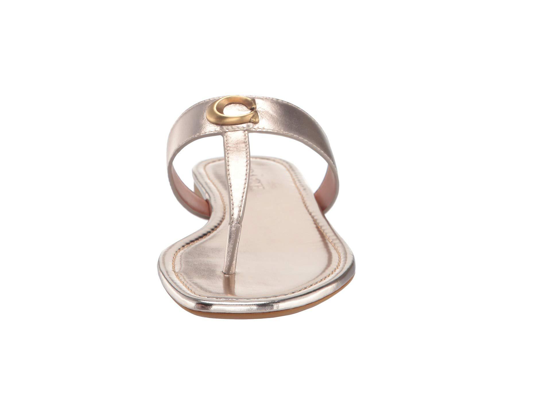 jessie buckle thong sandals