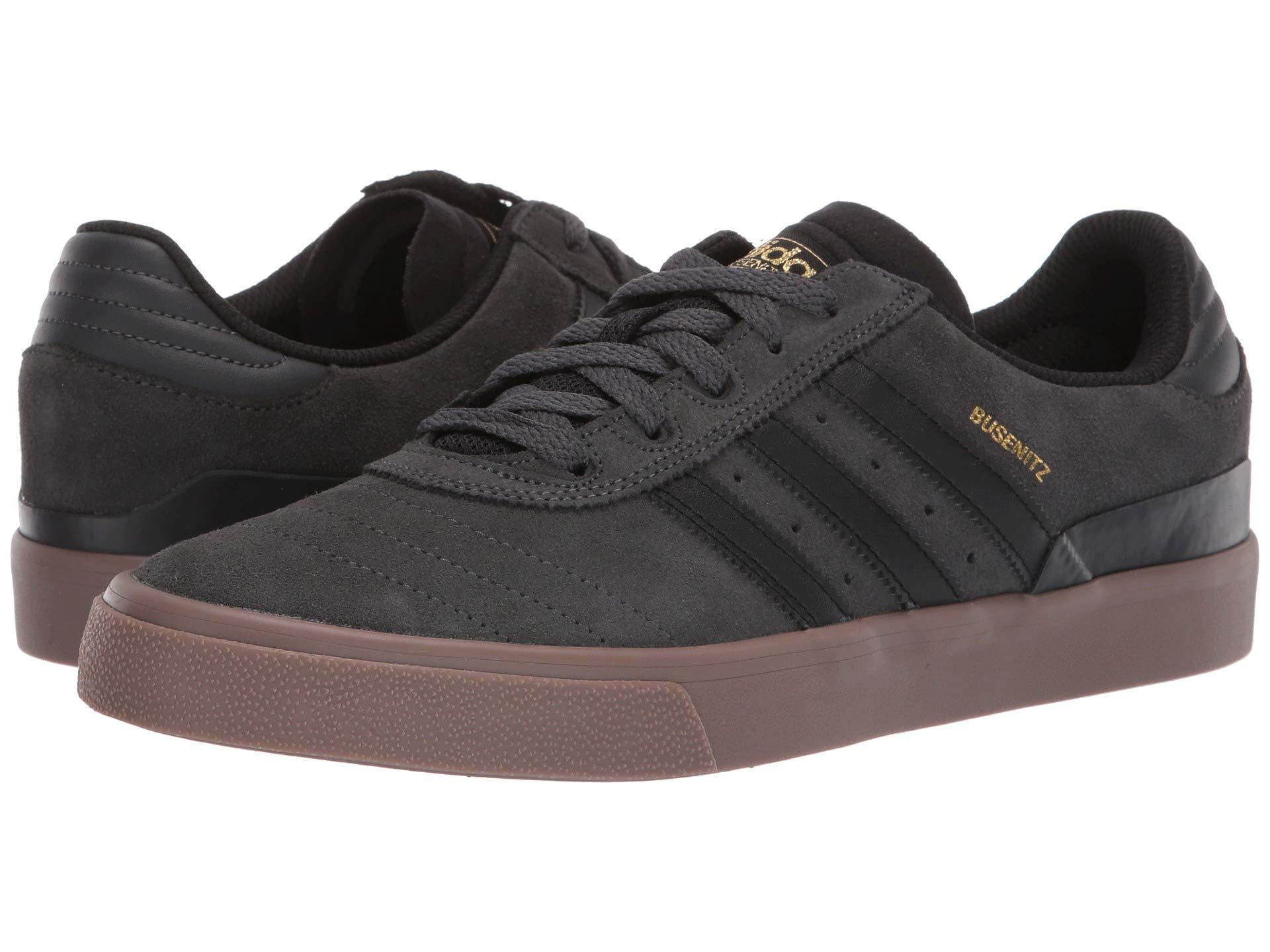 adidas Originals Suede Busenitz Vulc (dark Grey Heather Solid Grey/core Black/gum 5) Men's Skate Shoes in Gray for Lyst