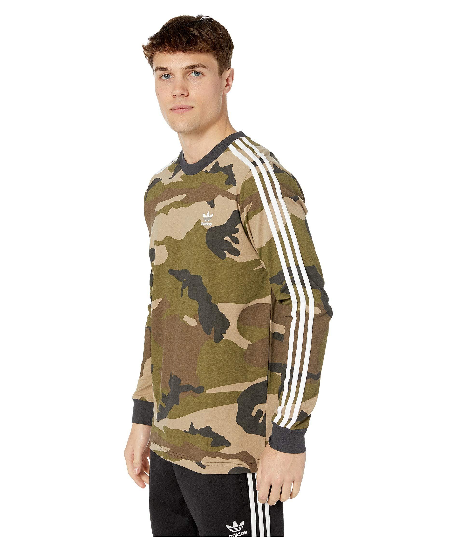 adidas camo ls tee