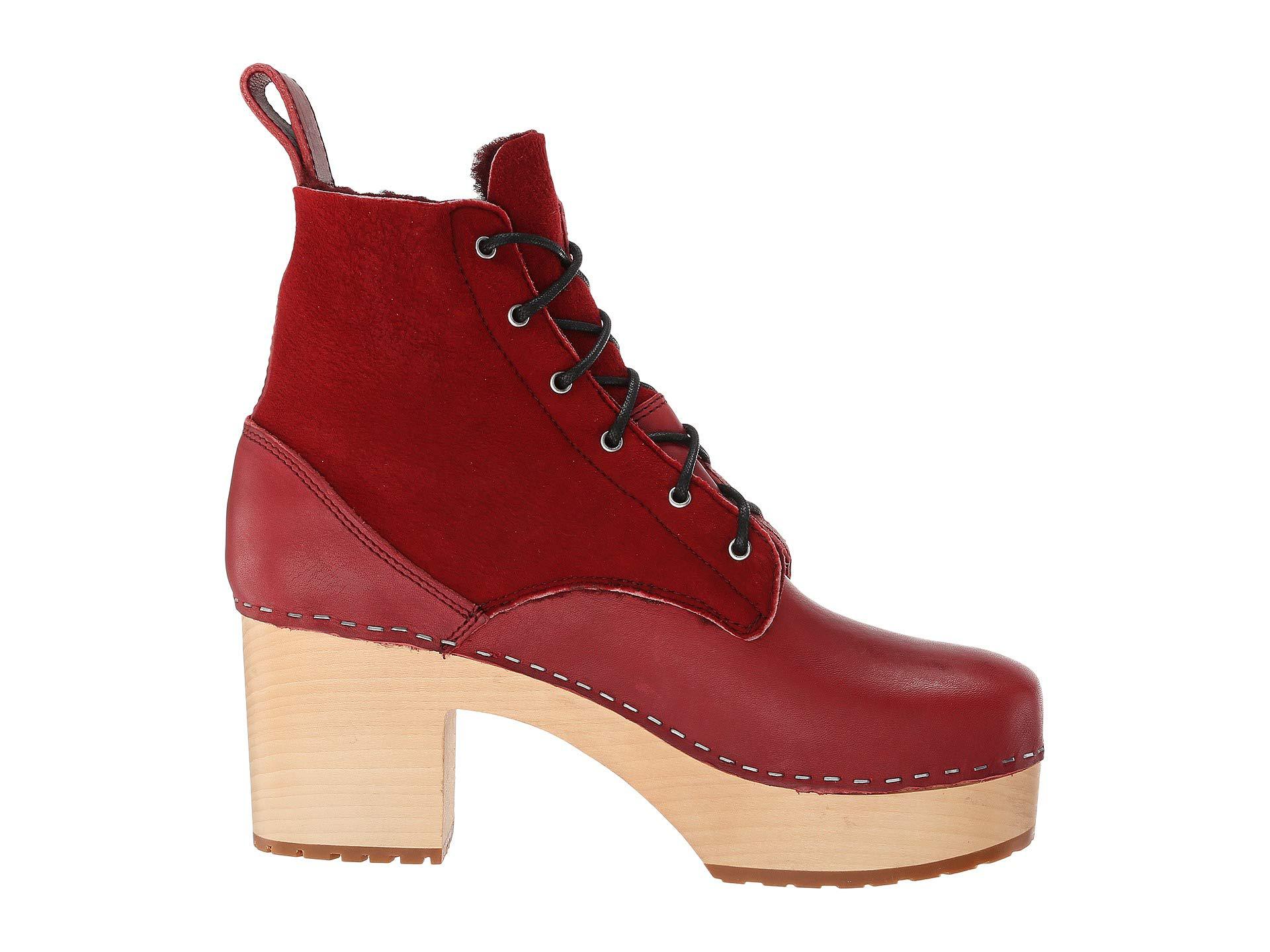 swedish hasbeens hippie lace up