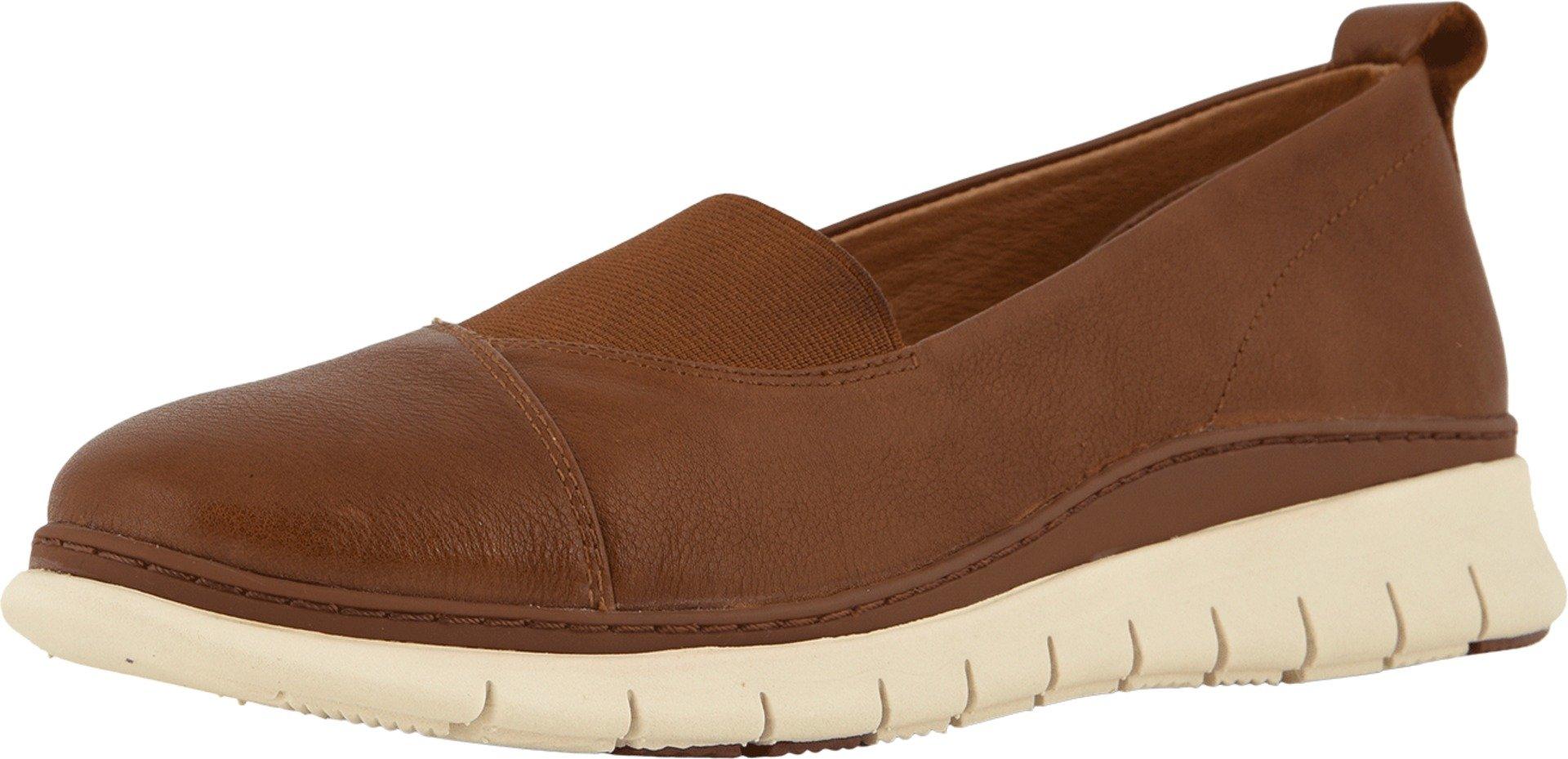 Vionic Leather Linden in Brown - Lyst