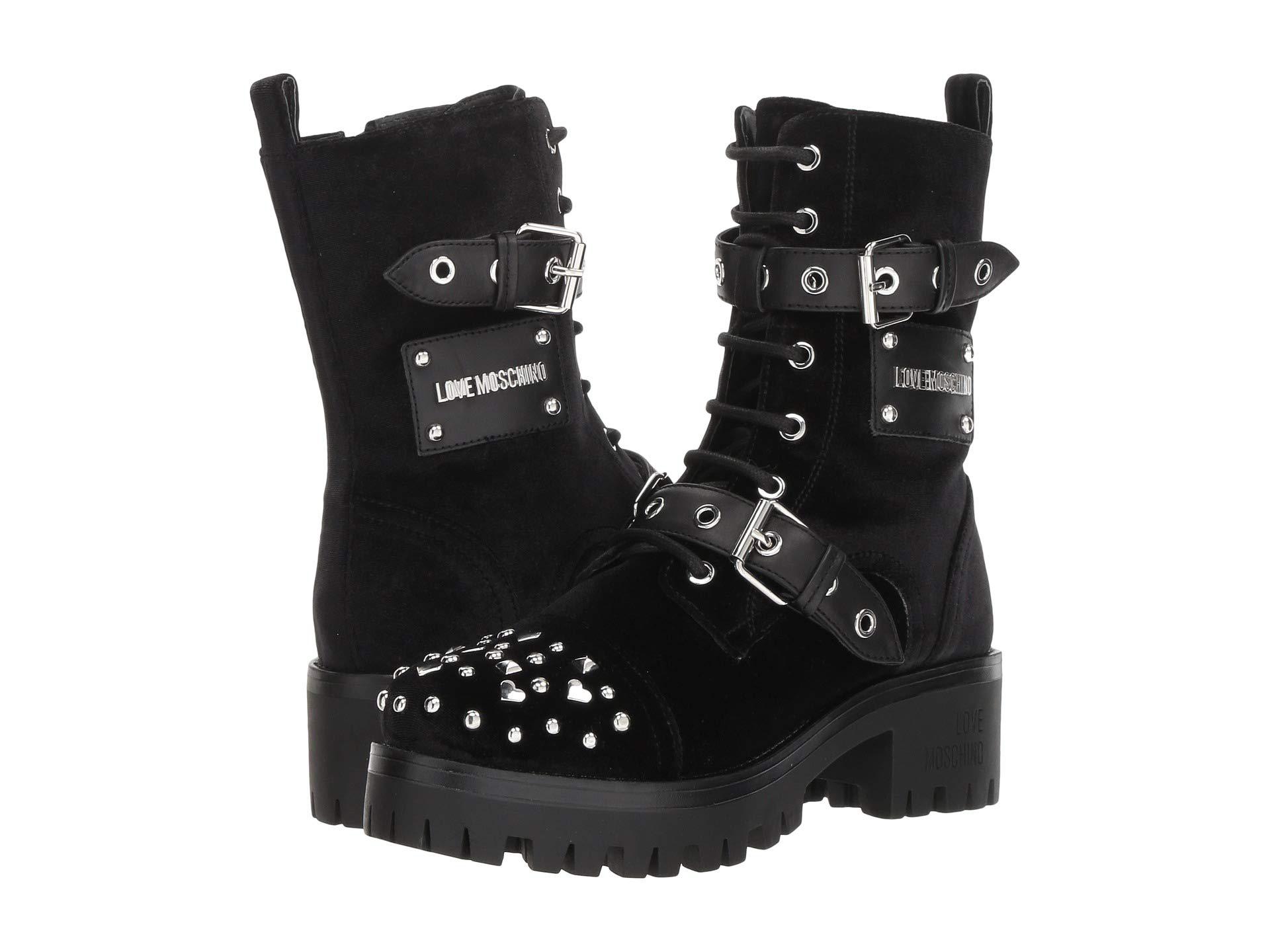 Love Moschino Womens Buckle Ankle Boot