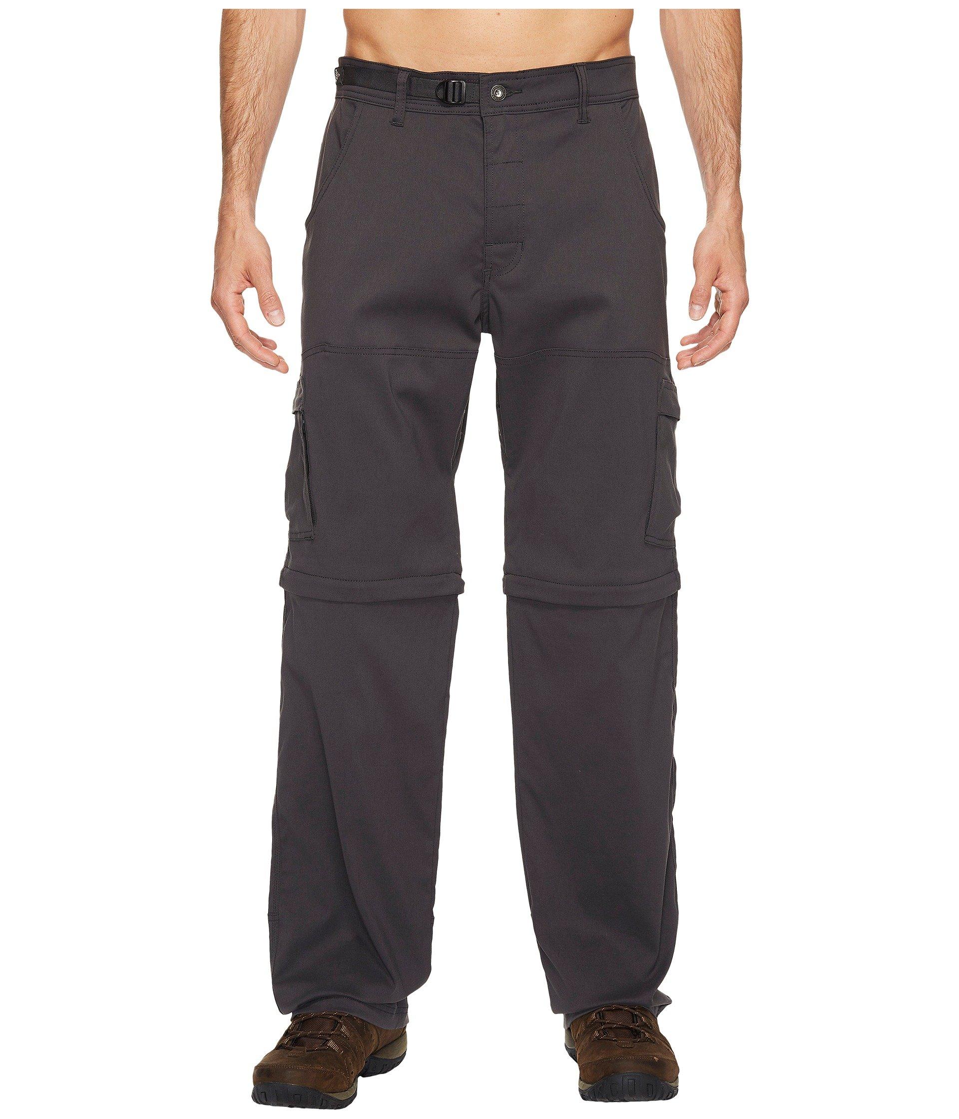 Prana Synthetic Stretch Zion Convertible Pant in Gray for Men - Lyst
