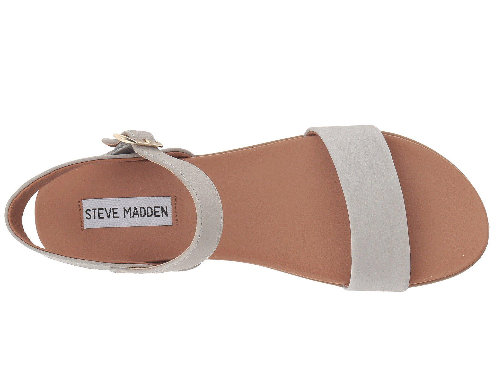 steve madden dina sandal grey