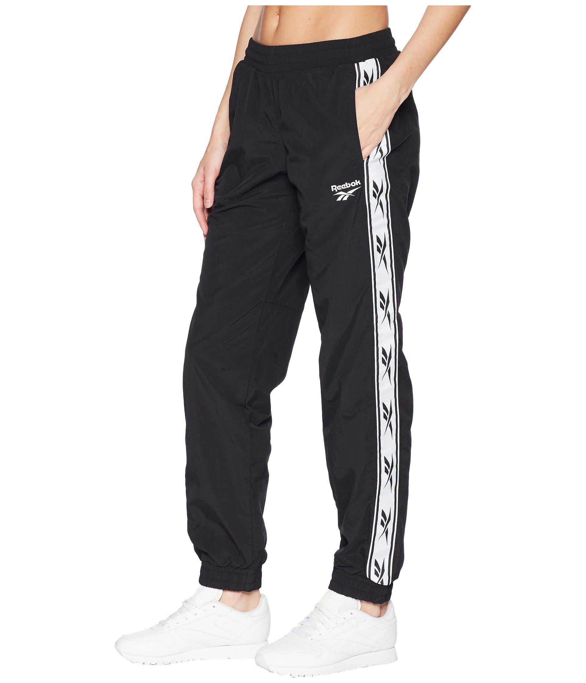 reebok woven track pants