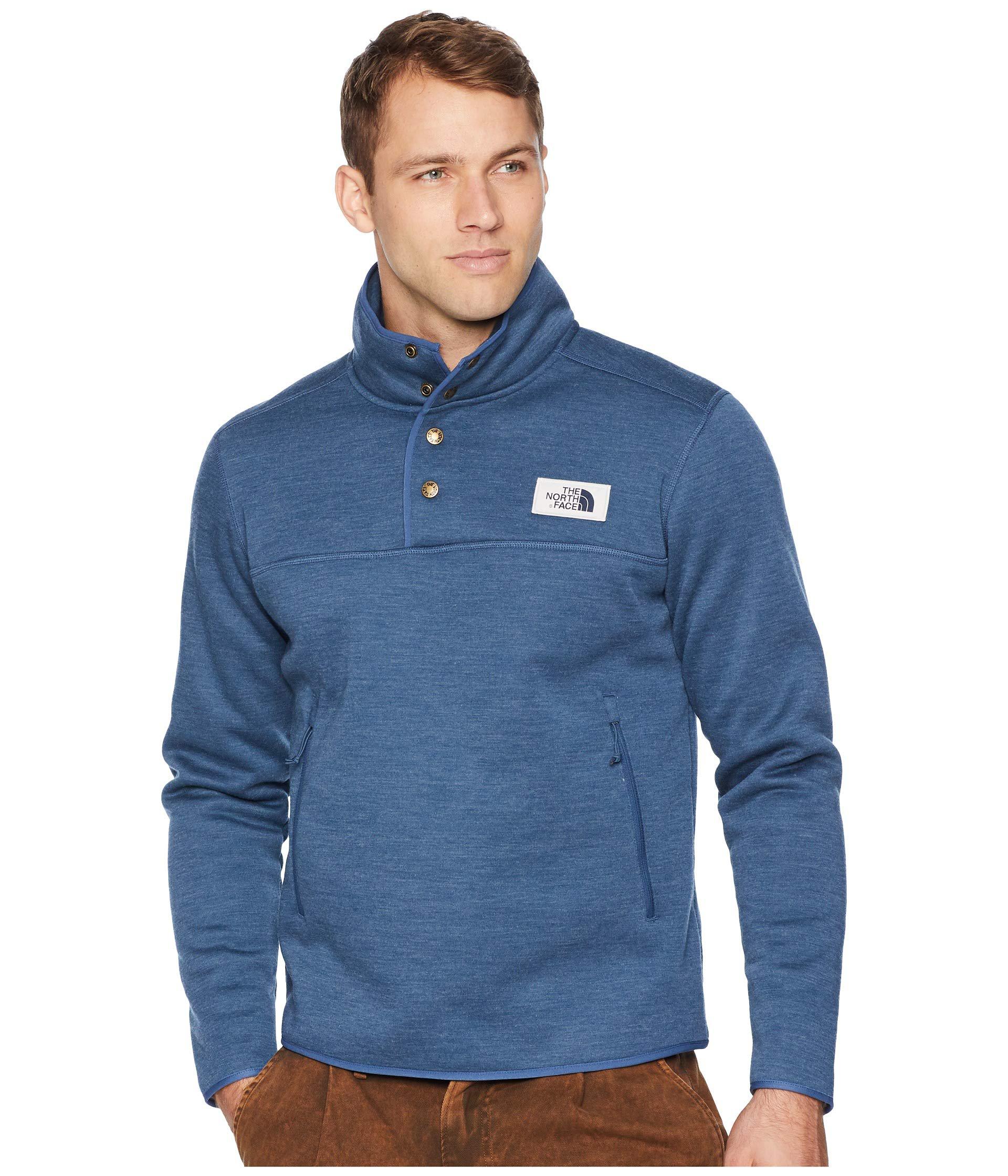 north face sherpa pullover mens