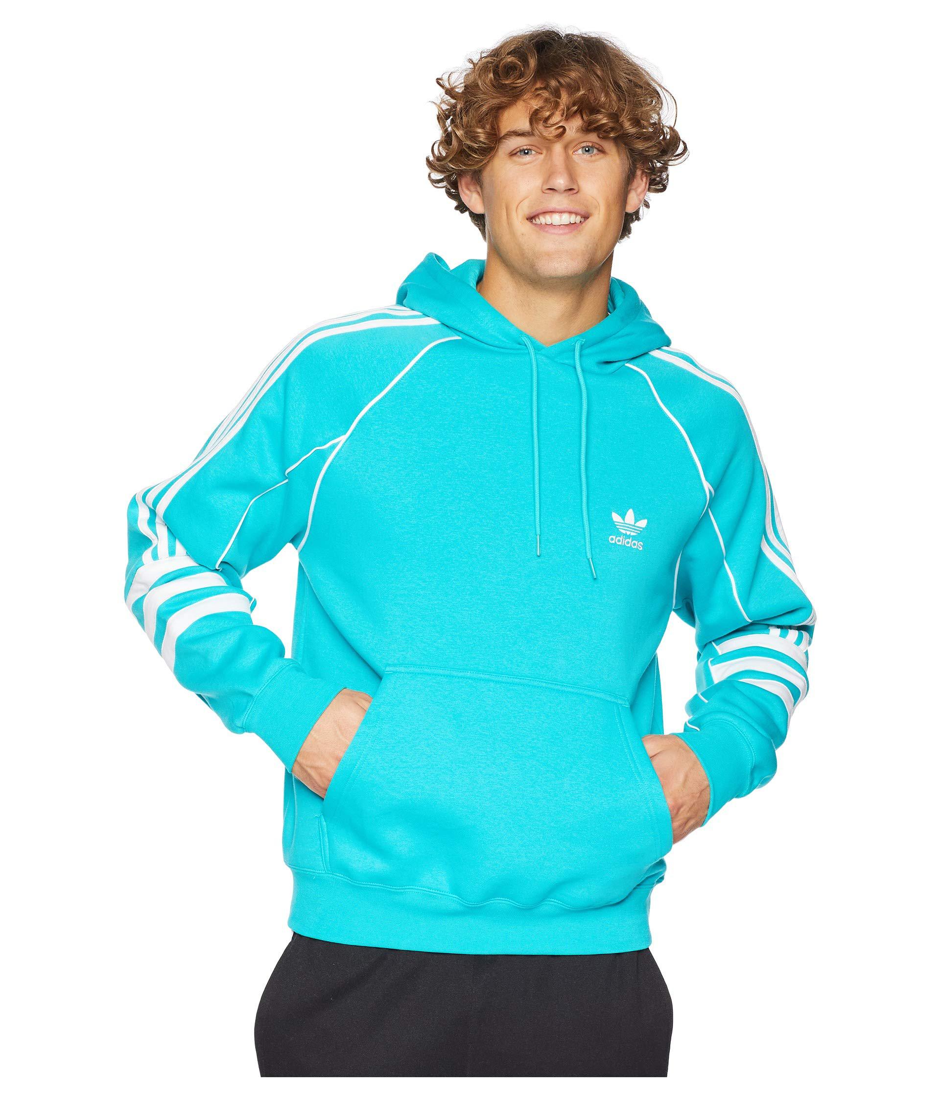ayudar diente Cañón adidas Originals Authentics Hoodie (hi-res Aqua) Men's Sweatshirt in Blue  for Men | Lyst