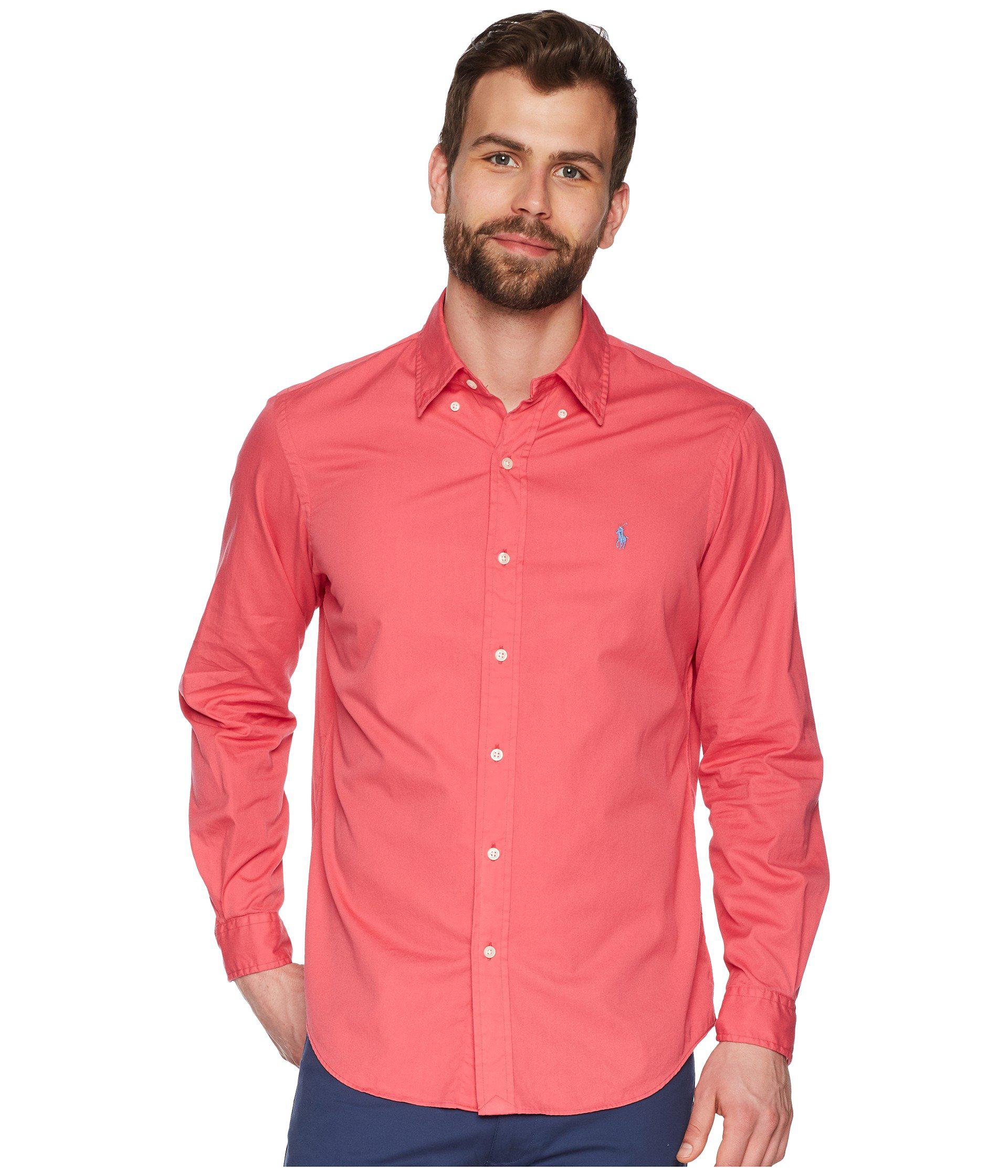 polo ralph lauren long sleeve sport shirt