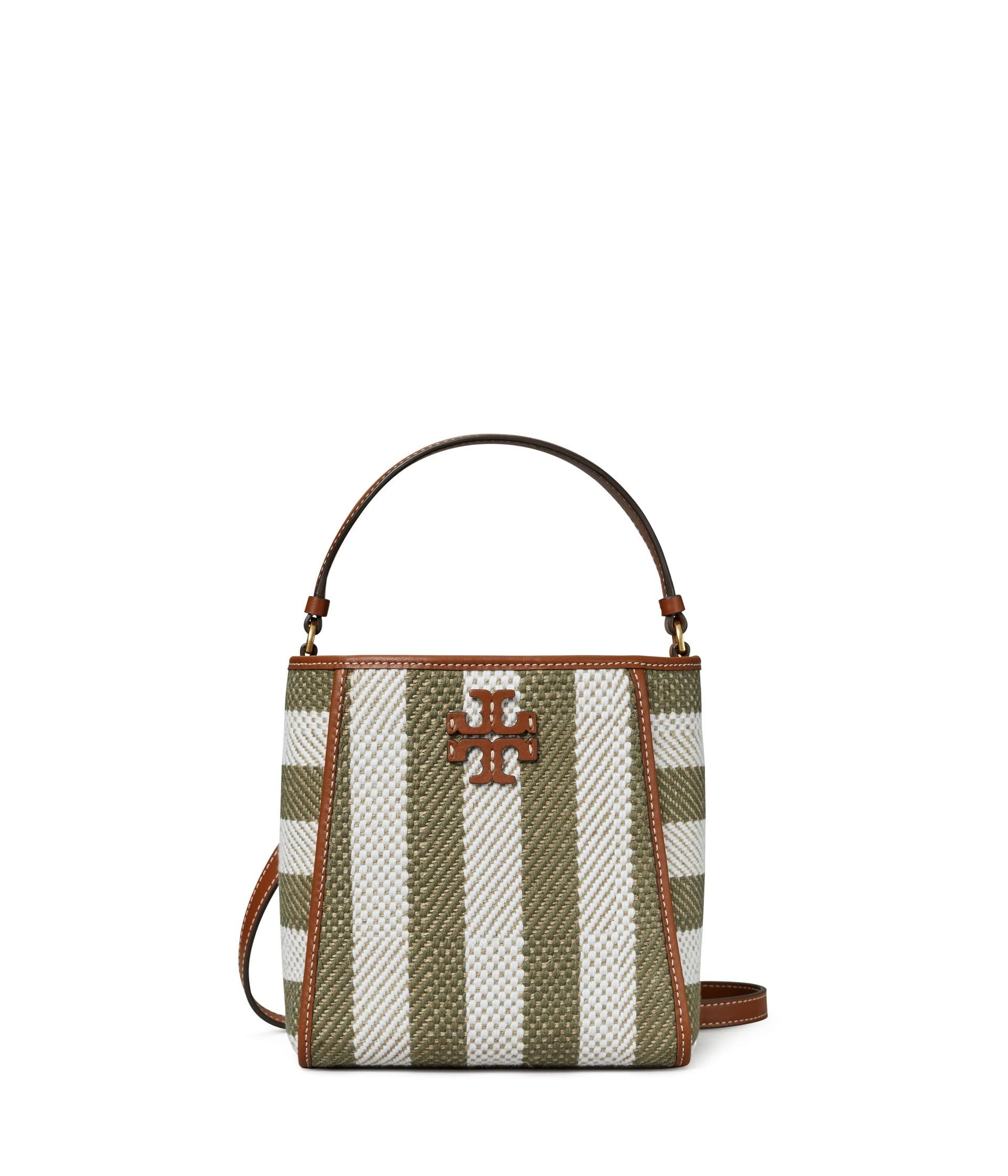 Tory Burch Small Mcgraw Patchwork Bucket Bag