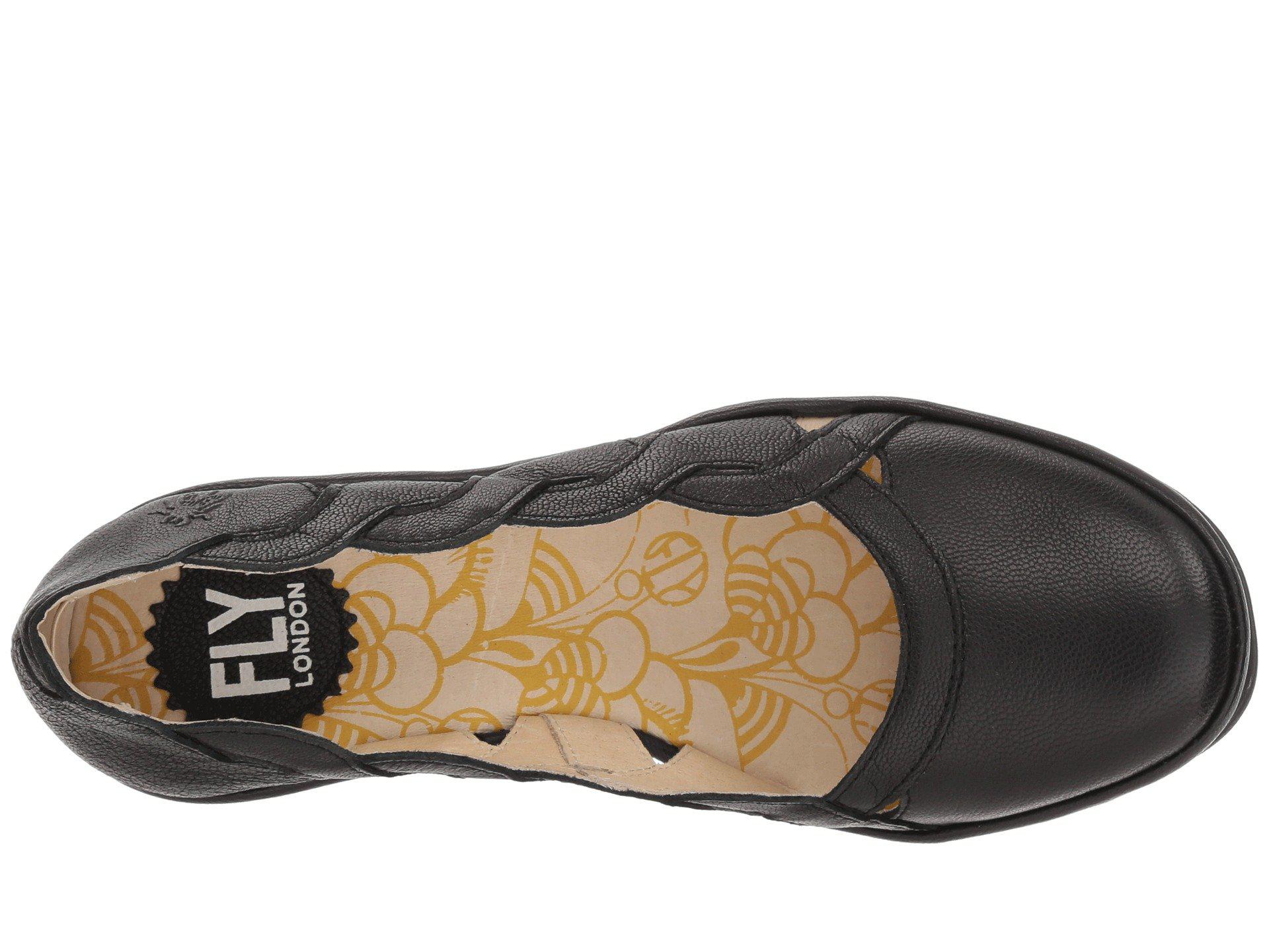 Fly London Leather Yelk835fly (black Mousse) Women�s Shoes