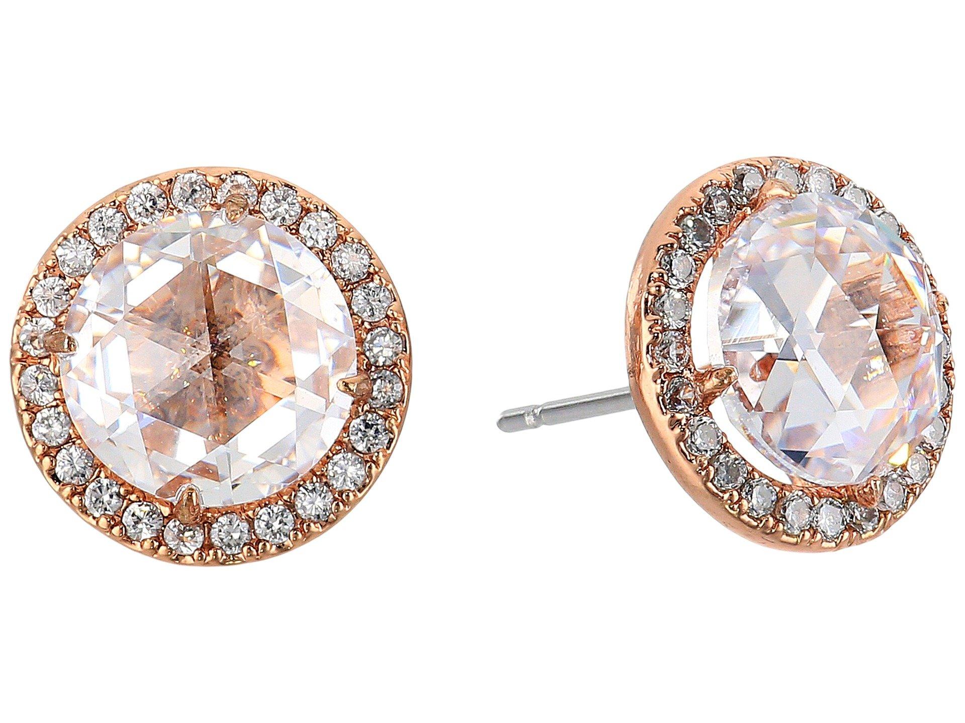 kate spade bright ideas pave halo studs
