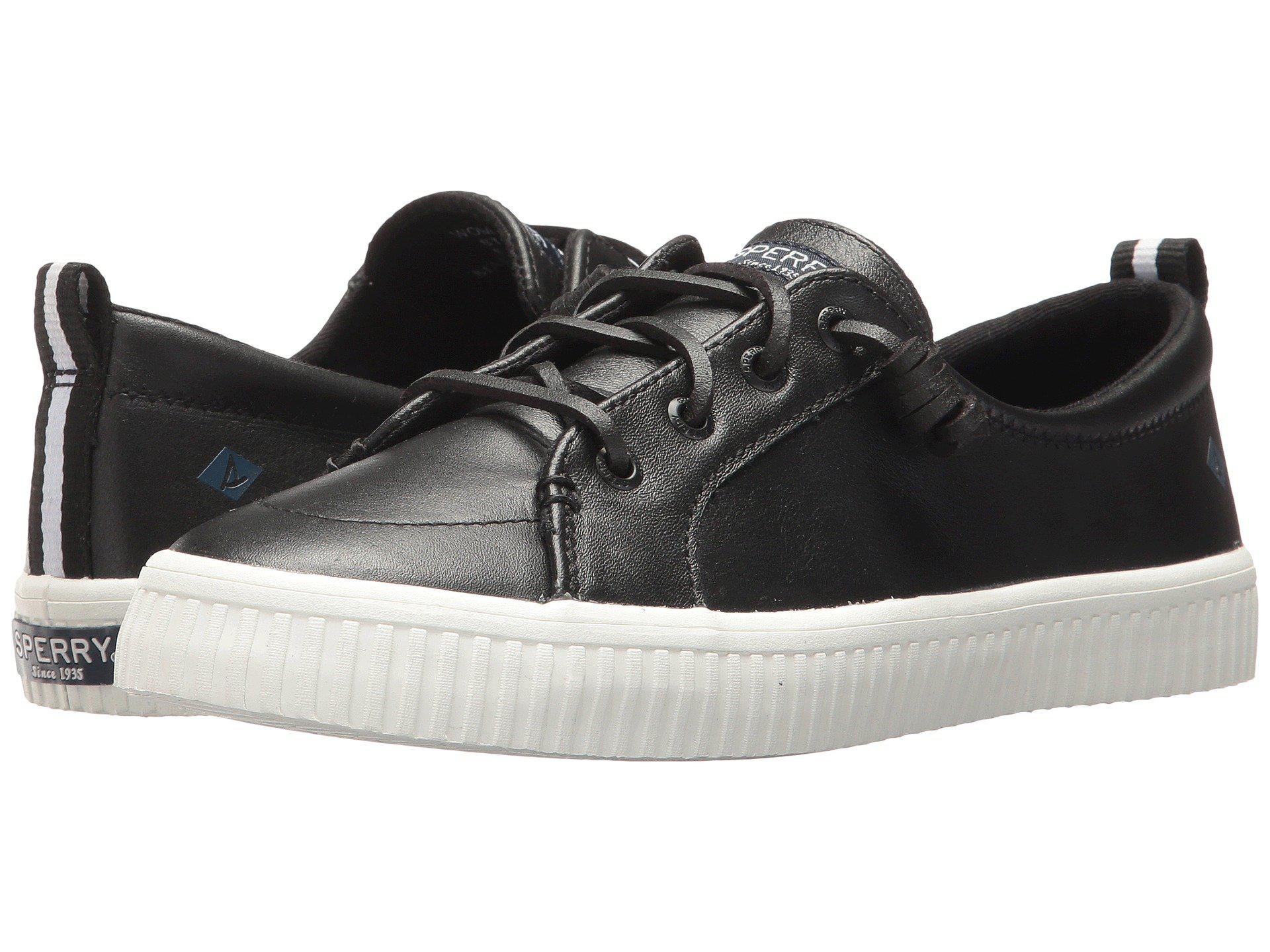 women's crest vibe creeper leather sneaker