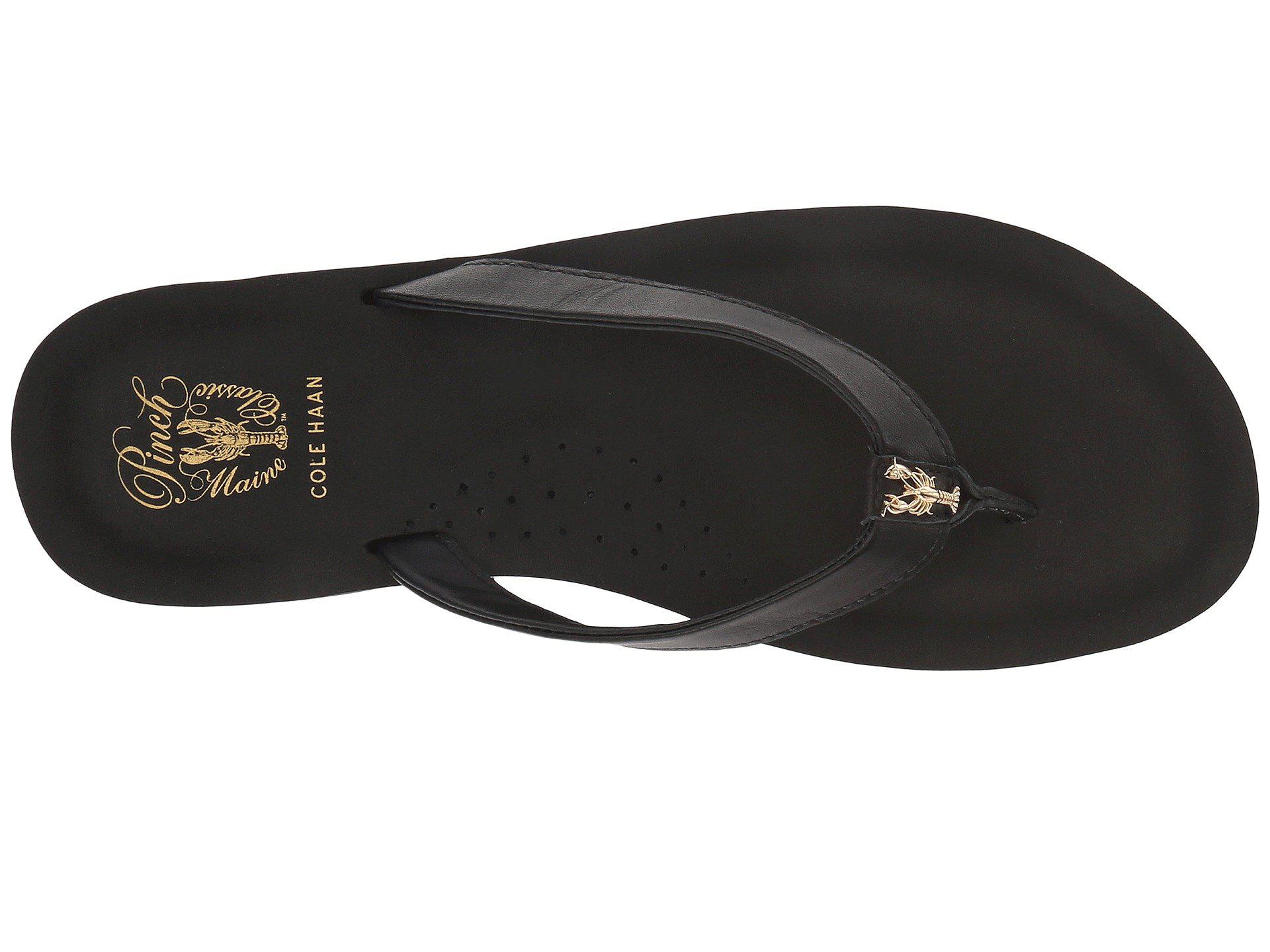 cole haan flip flops womens