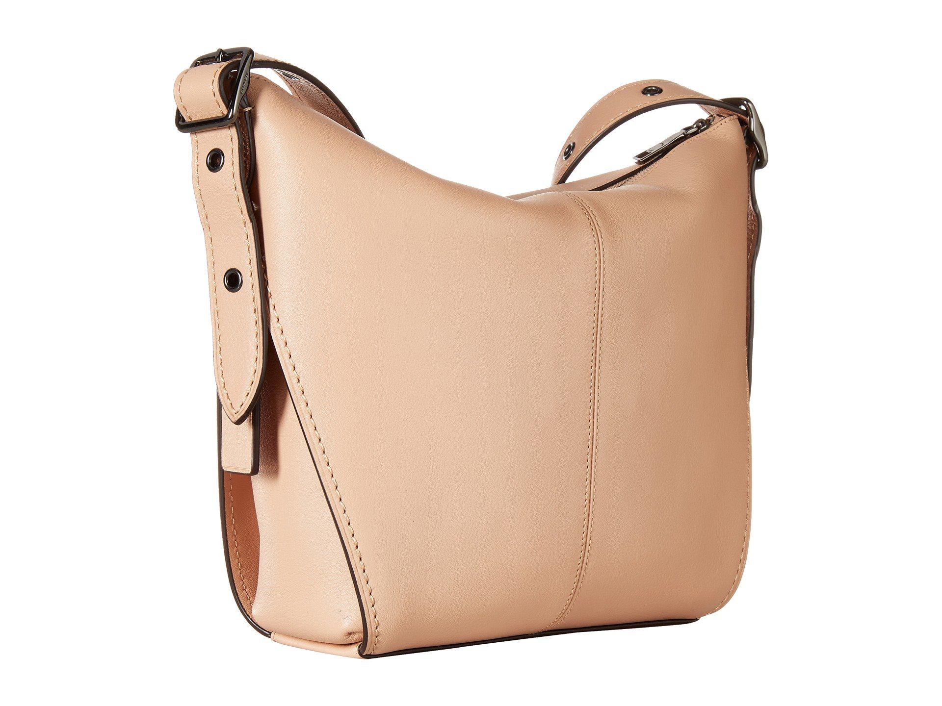 coach mini dufflette leather shoulder bag