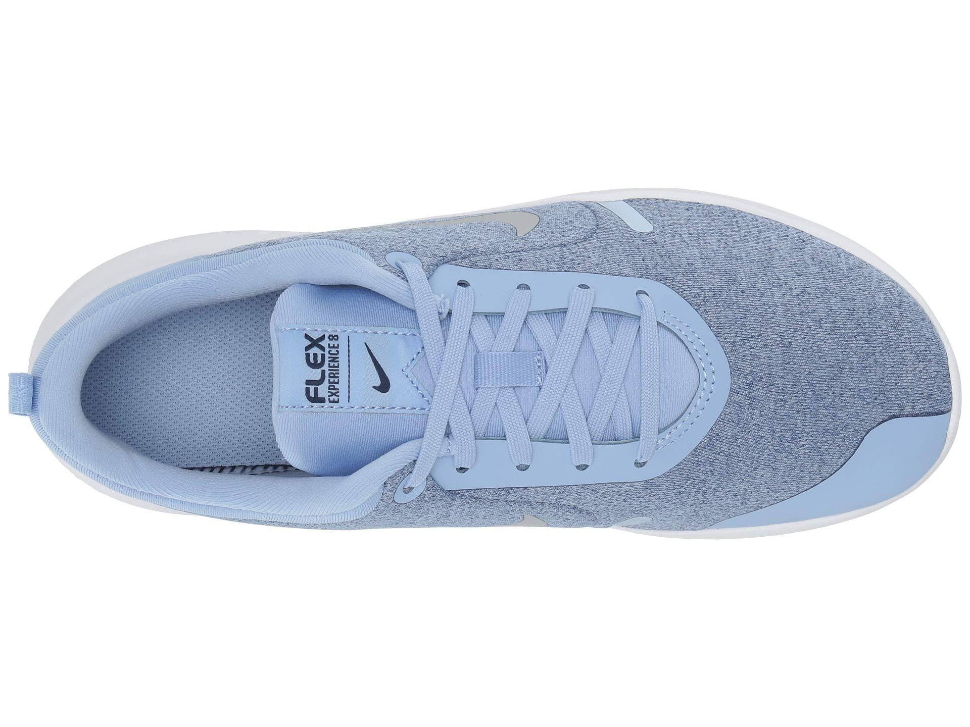 Nike Flex Experience Rn 8 (white/white/pure Platinum/wolf Grey) Women's  Running Shoes in Blue | Lyst